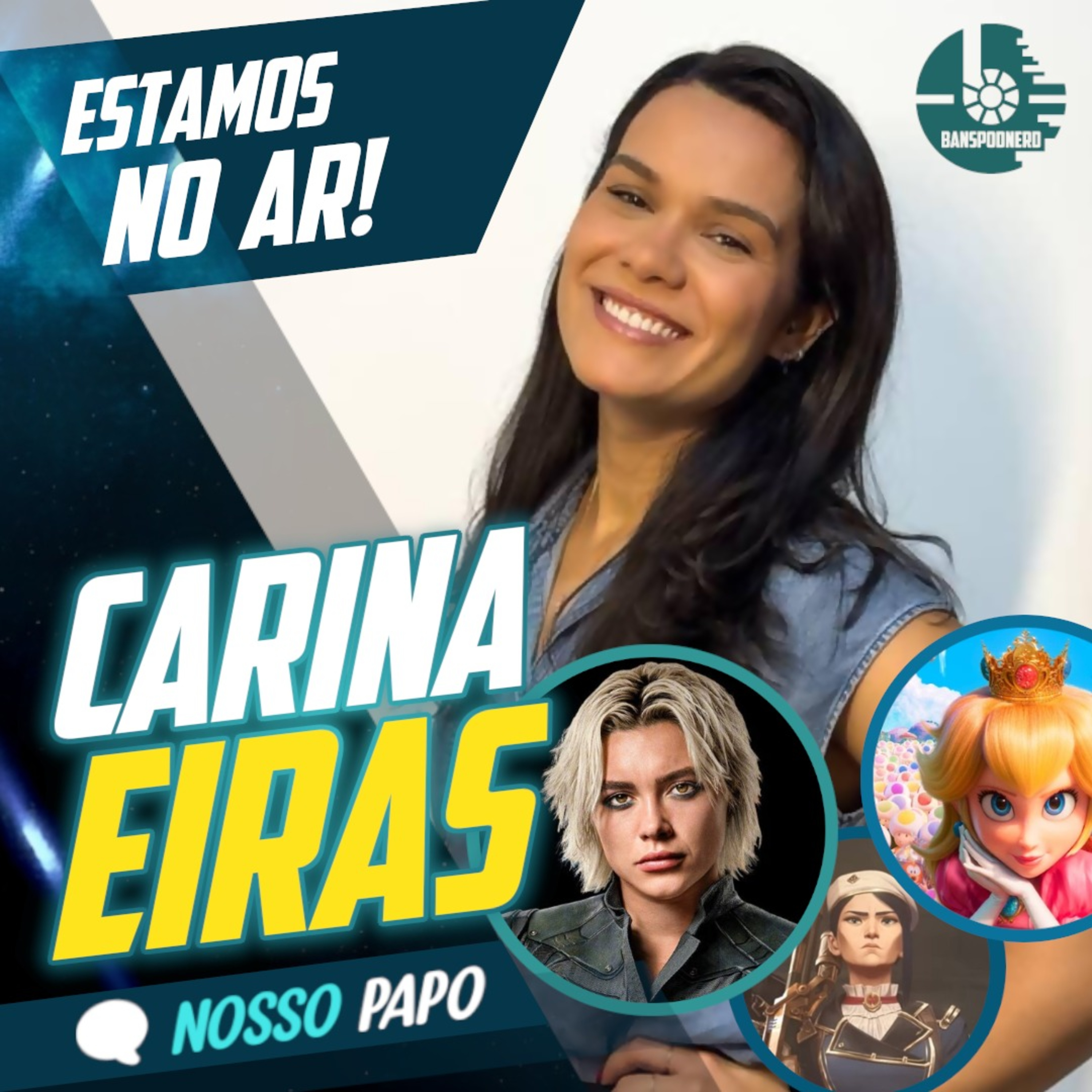 A Dificuldade de Aprovar a Voz no MARIO! Bastidores de PEACH, YELENA e CAITLYN | Nosso Papo #75 episode artwork