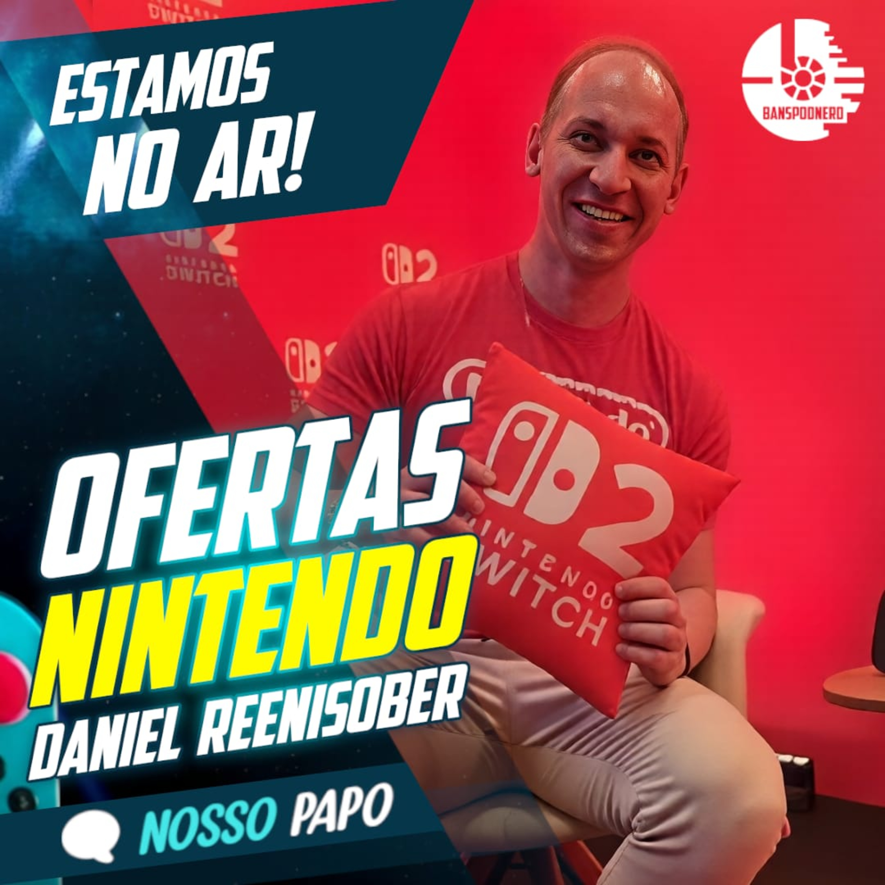 Fim das mídias físicas? As diferenças entre Sony e Nintendo | Nosso Papo #95 episode artwork