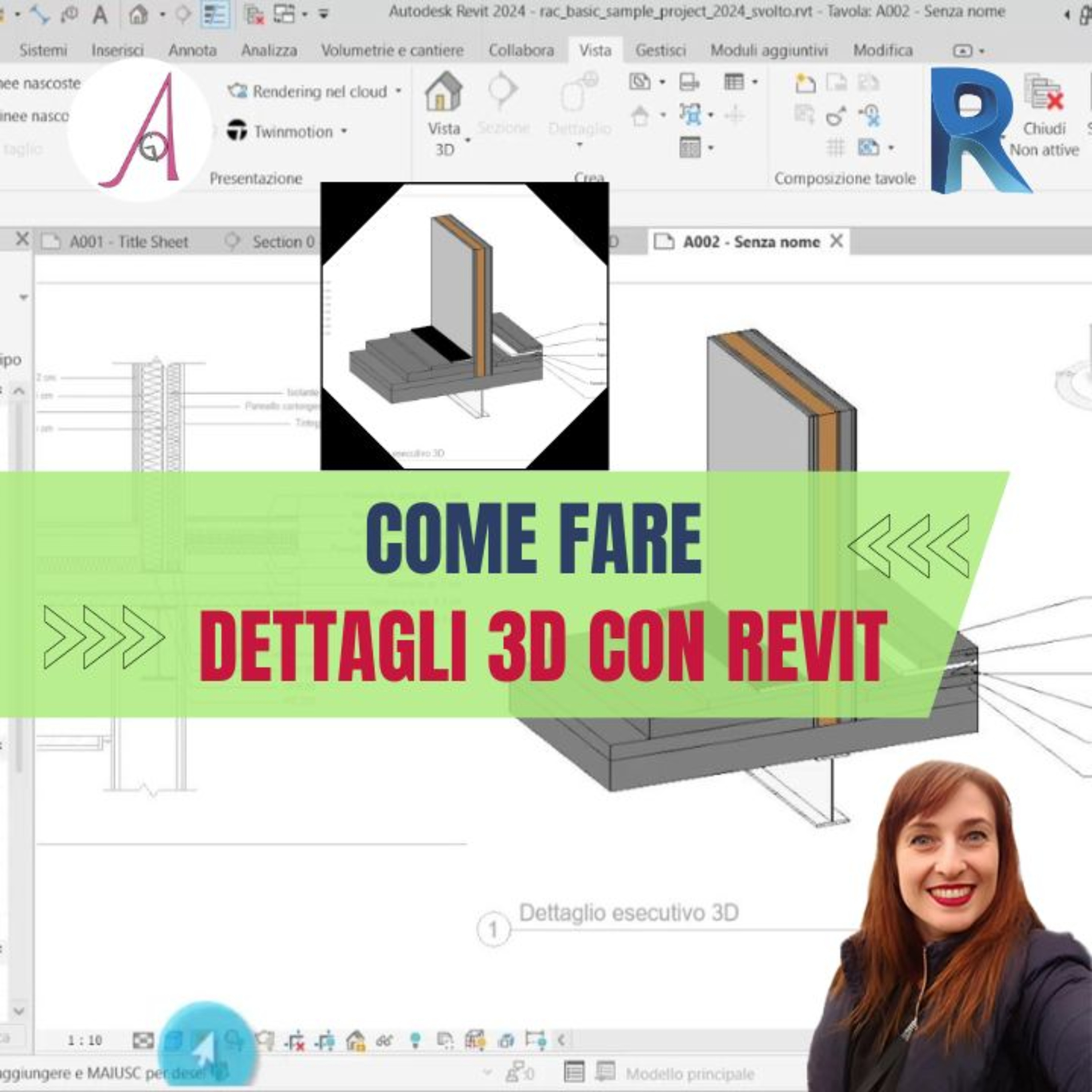 EP 175 - Come fare dettagli 3D con Revit episode artwork