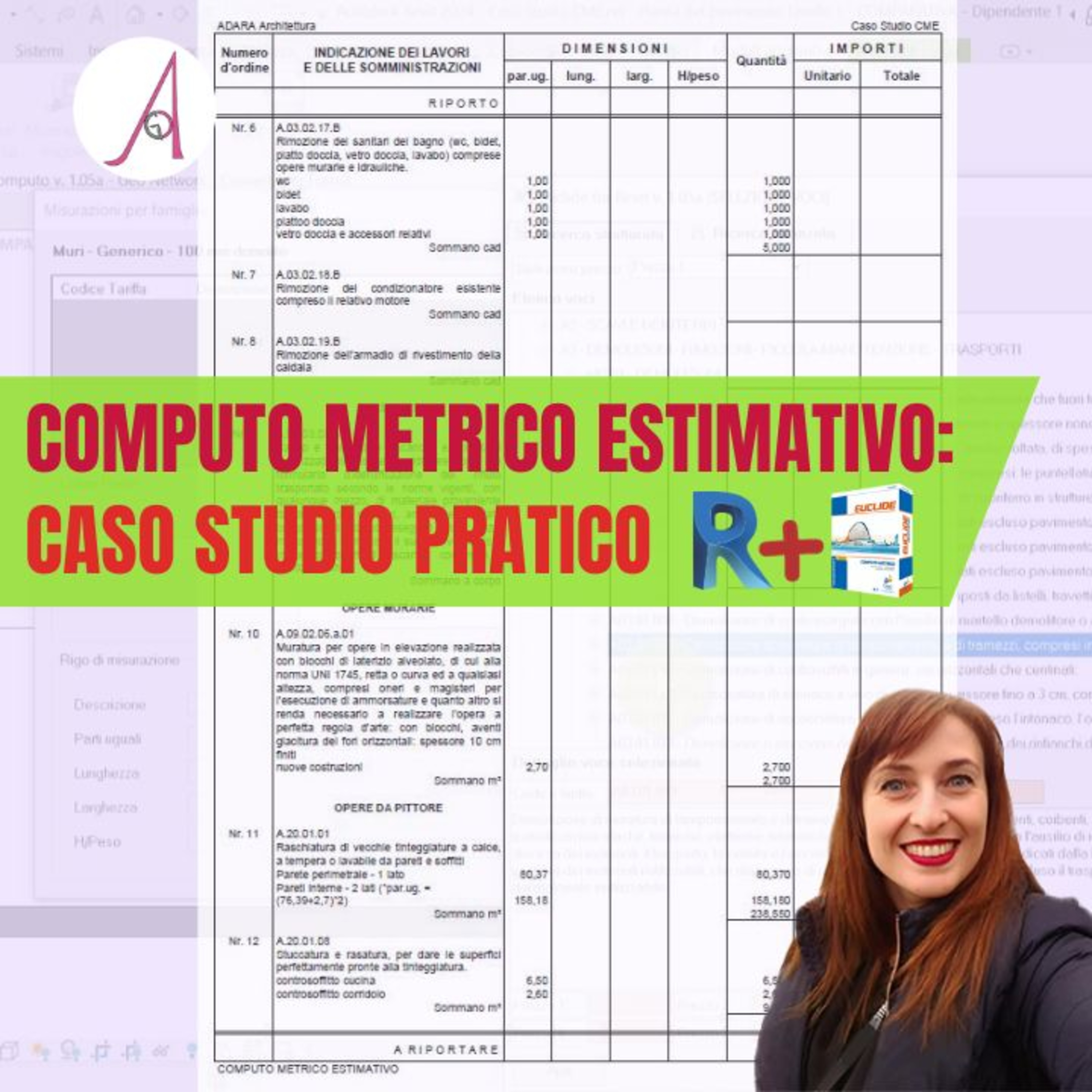 EP 185 - Caso studio pratico di computo metrico estimativo con Revit + Euclide C&C episode artwork
