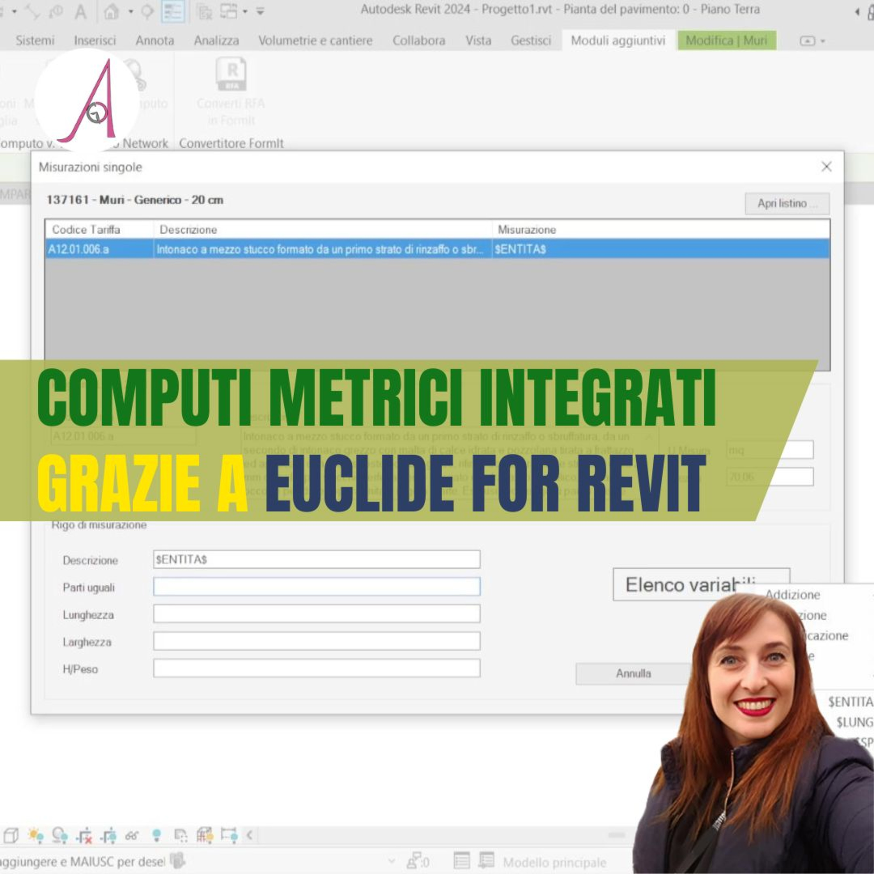 EP 191 - Computi metrici integrati grazie a Euclide for Revit episode artwork