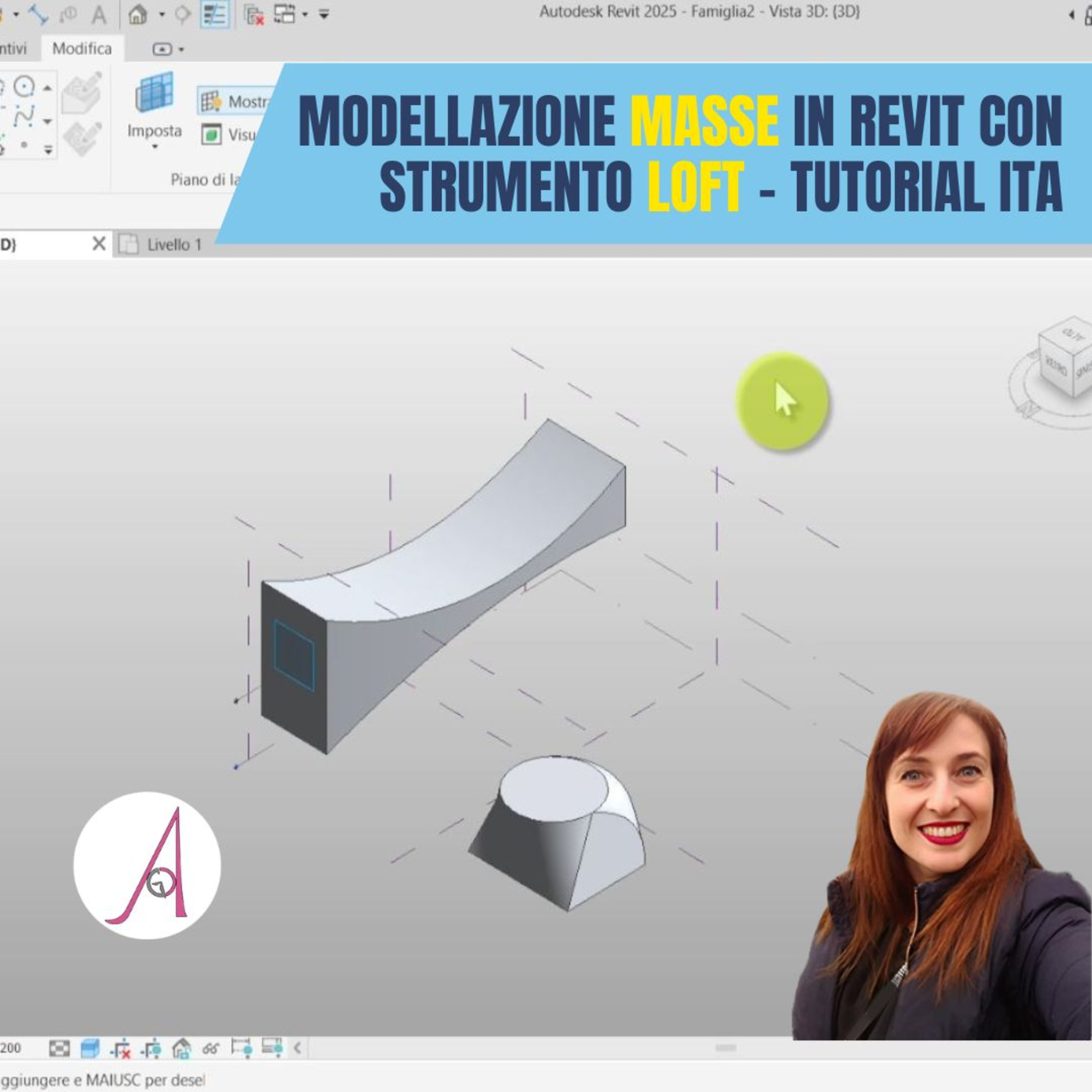 EP 243 - Modellazione masse in Revit con strumento Loft - Tutorial ITA episode artwork