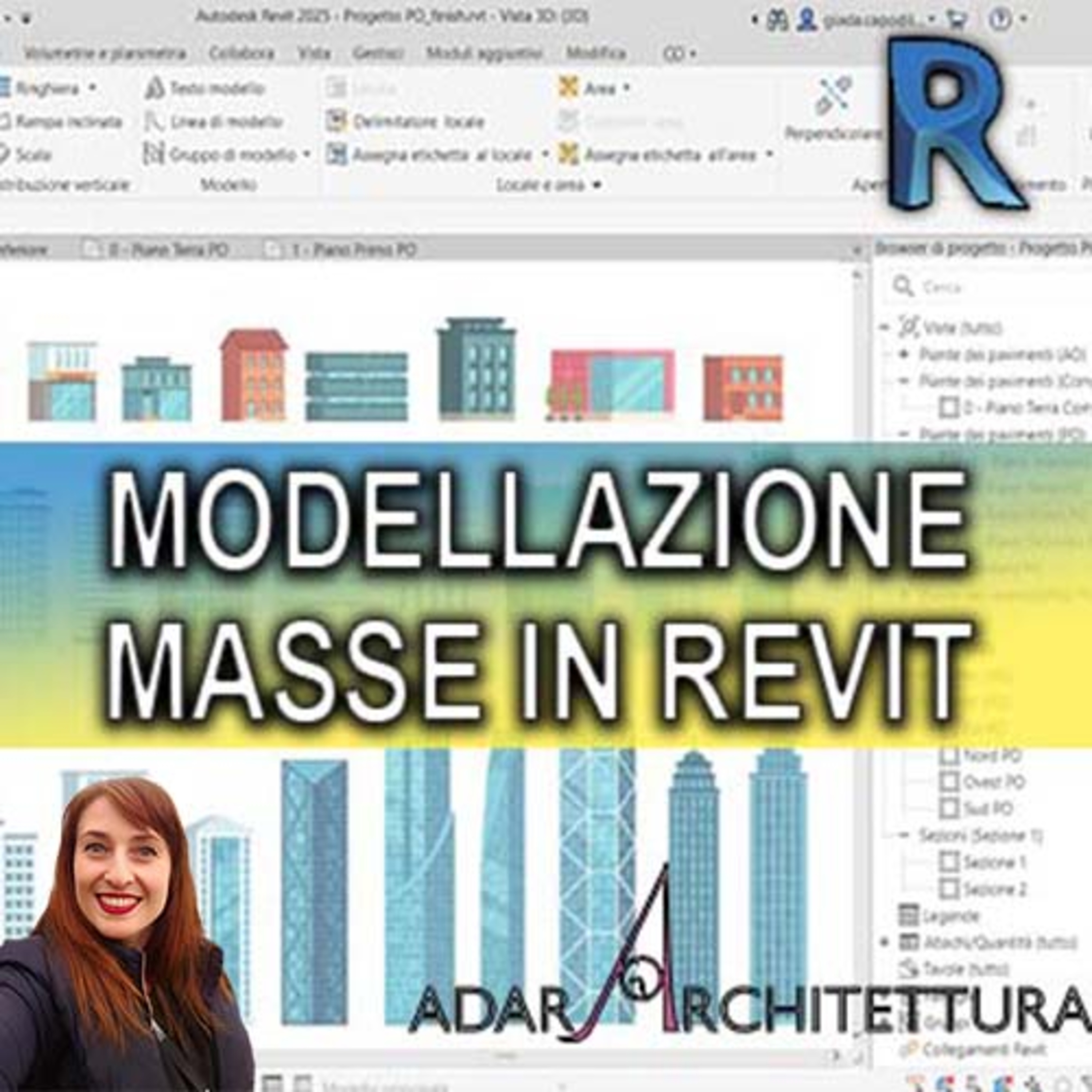 EP 245 Nuovo corso - Modellazione edifici impossibili in Revit con le masse episode artwork