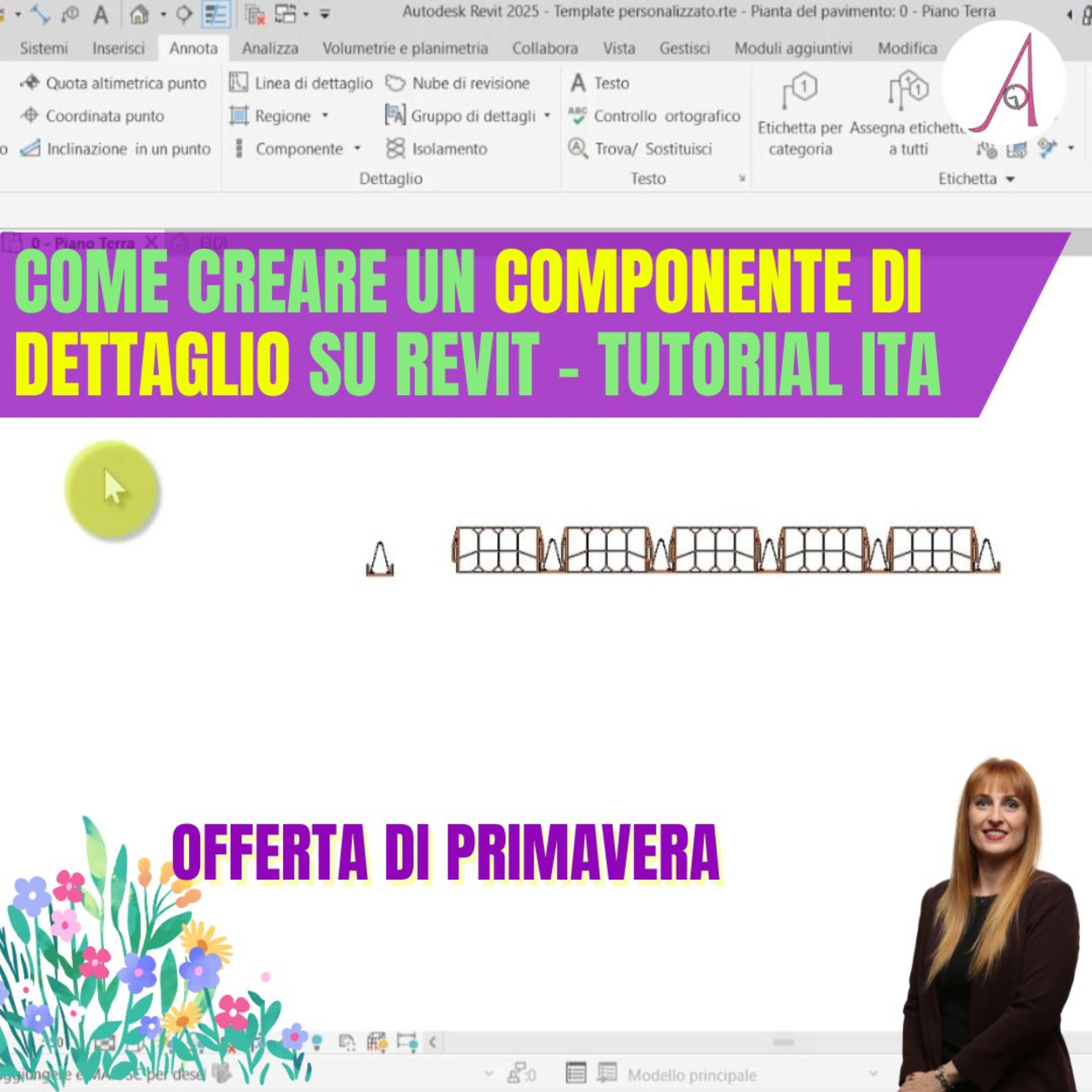 EP 251 - Come creare un componente di dettaglio su Revit - tutorial ITA e offerta di primavera episode artwork