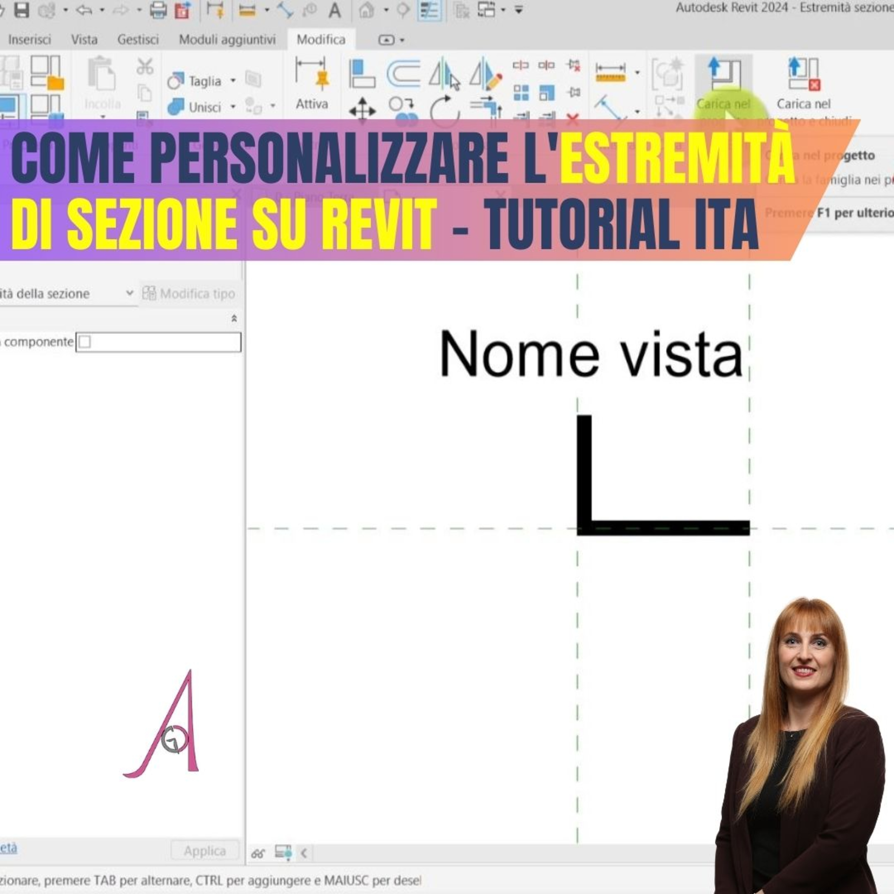 EP 255 - Come personalizzare l'estremità di sezione su Revit - Tutorial ITA episode artwork