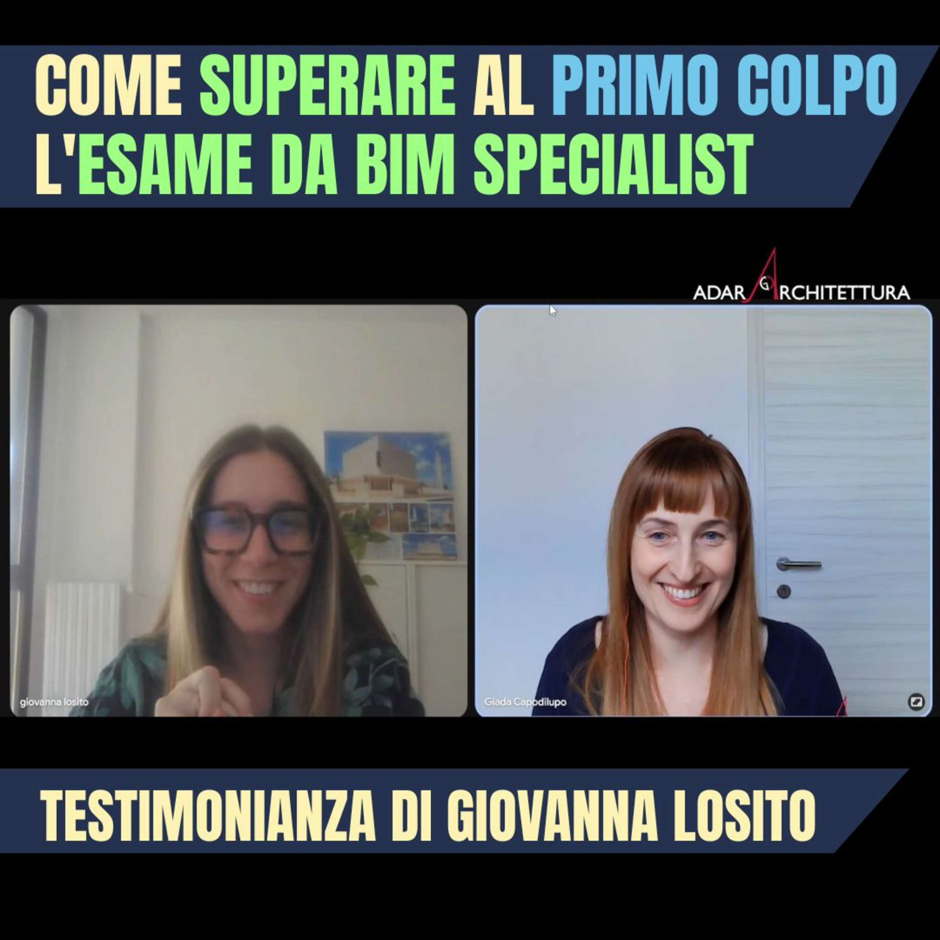 EP 262 - Come superare al primo colpo l'esame da BIM Specialist - Testimonianza di Giovanna Losito episode artwork
