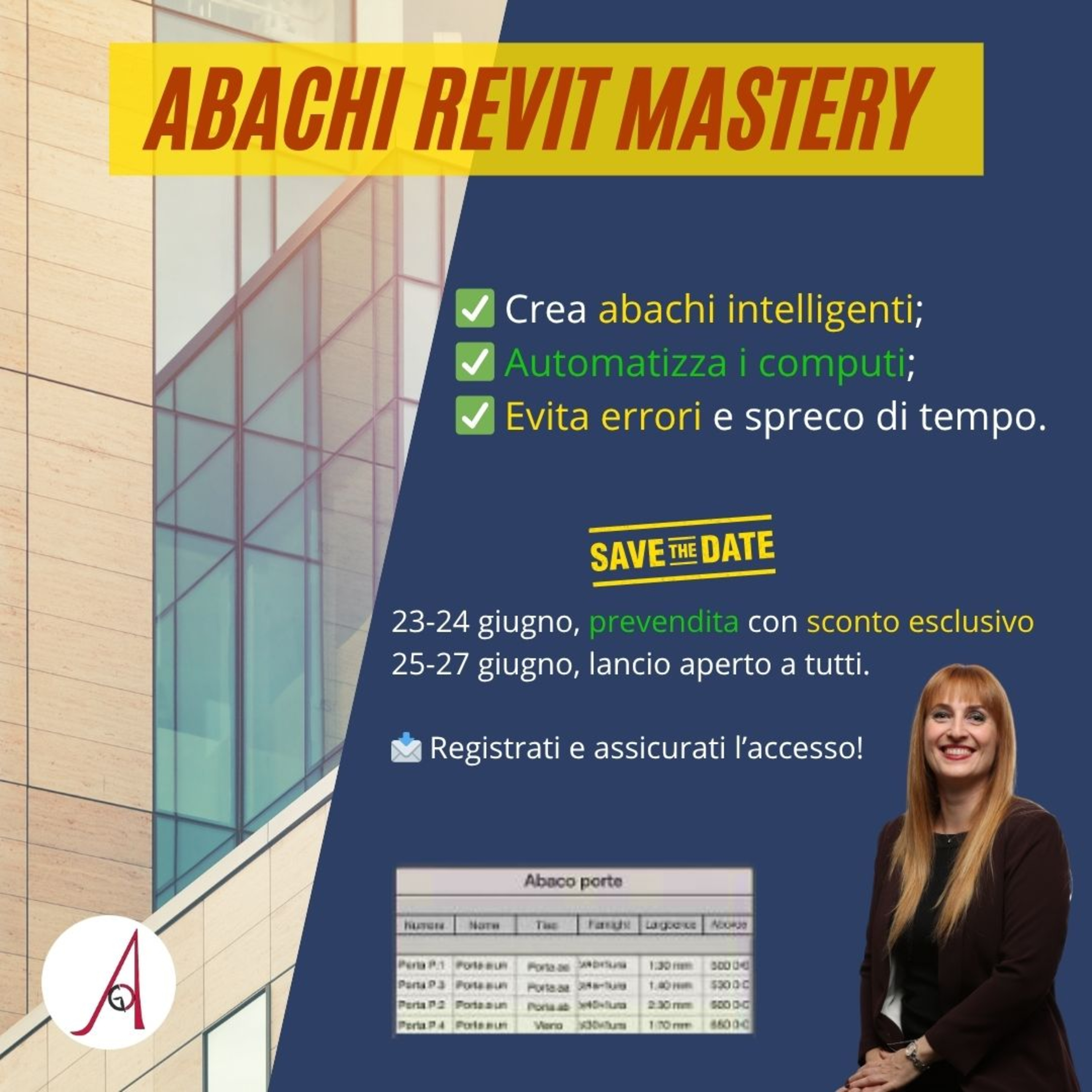 EP 265 - Abachi Revit Mastery - Impostazioni iniziali e prevendita esclusiva episode artwork