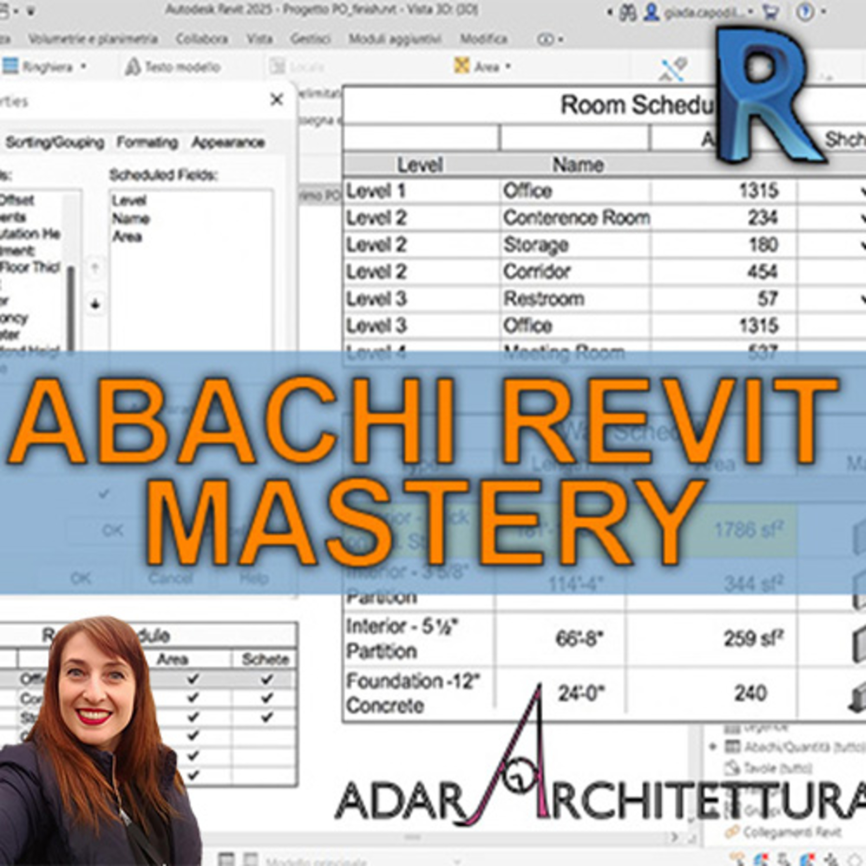 Ep 266 - Scopri il nuovo corso Abachi Revit Mastery quantificare oggetti e su Revit non sarà più un problema episode artwork