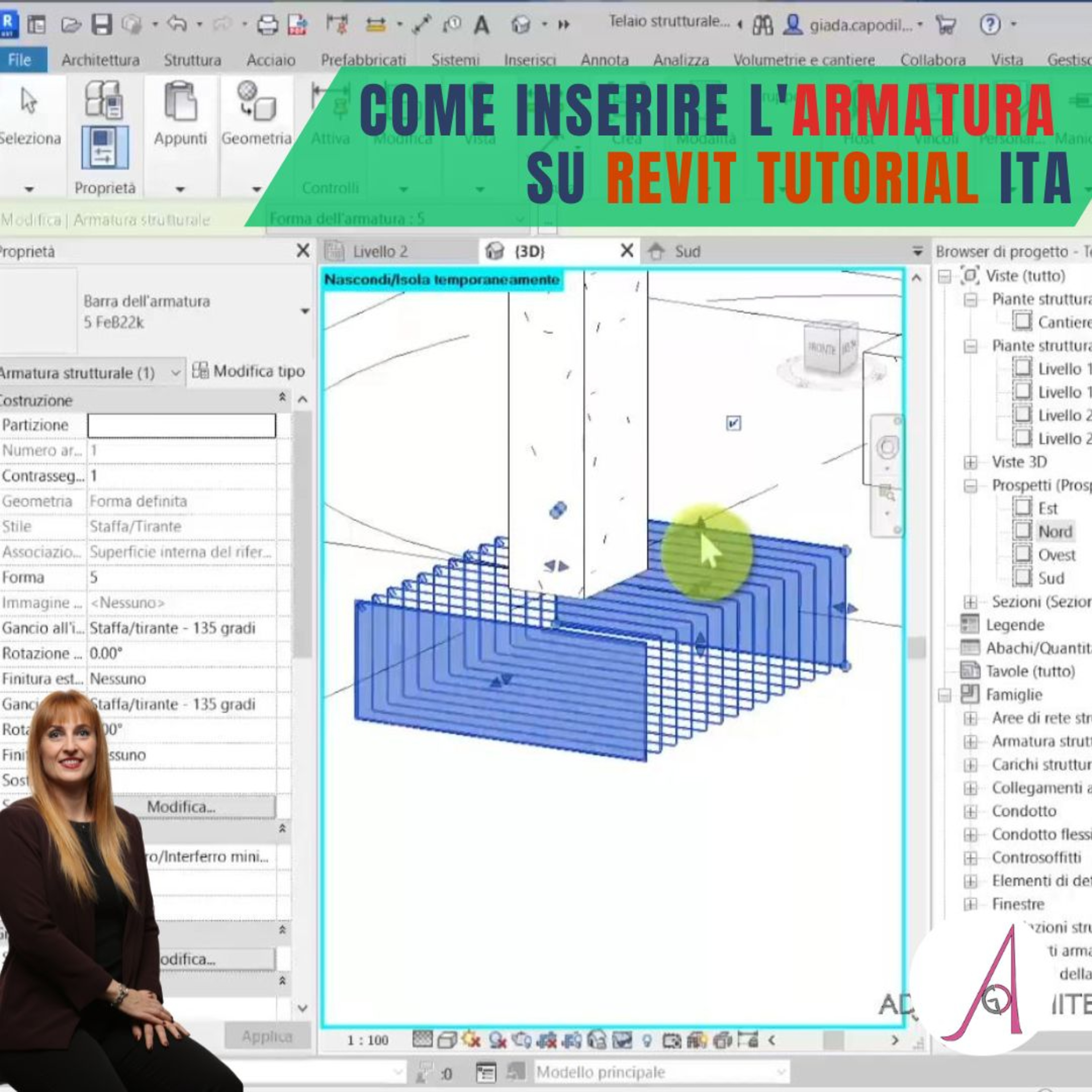 EP 272 - Come inserire l'armatura su Revit Tutorial ITA episode artwork