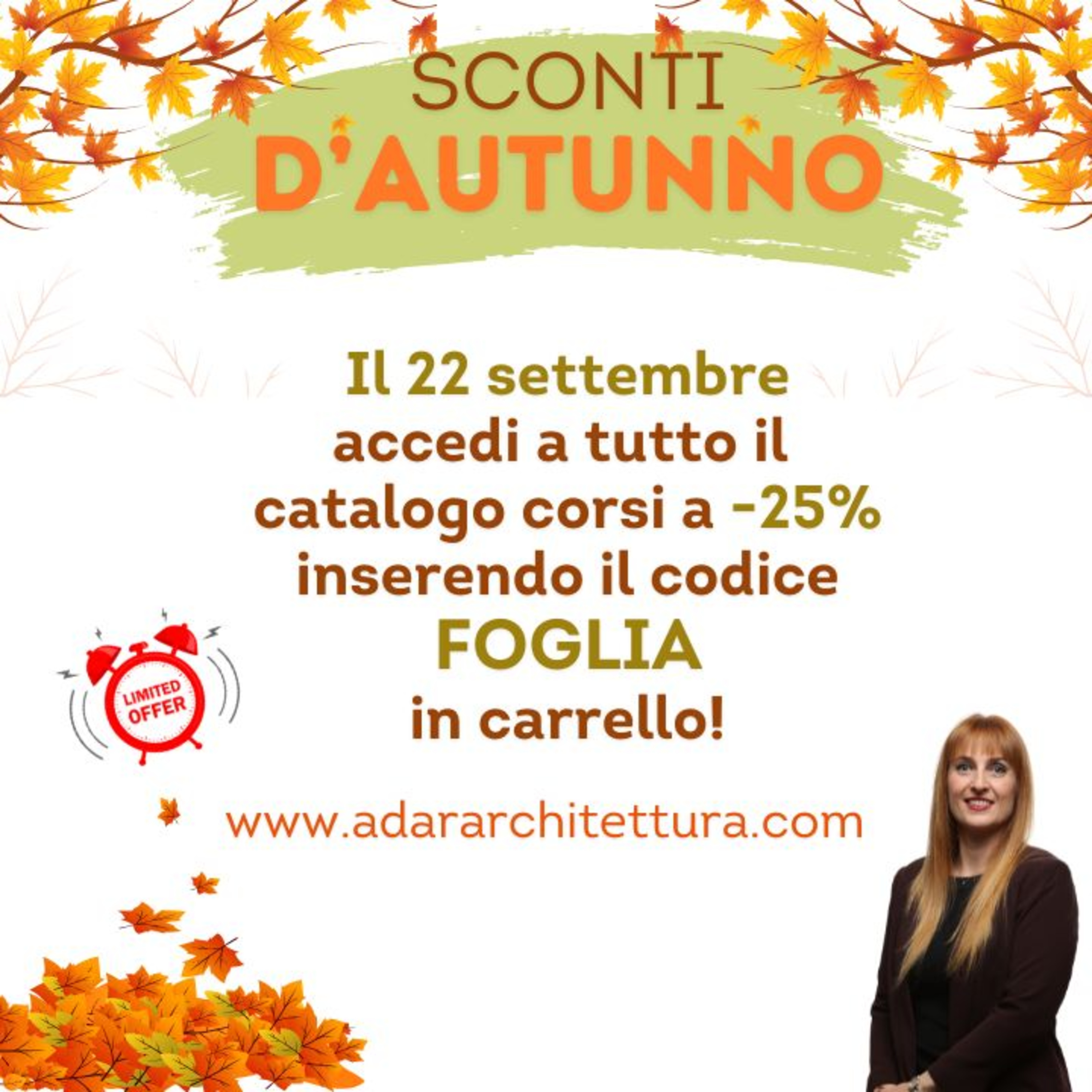 EP 270 - Festa d'Autunno 25% su tutti i corsi solo per oggi episode artwork