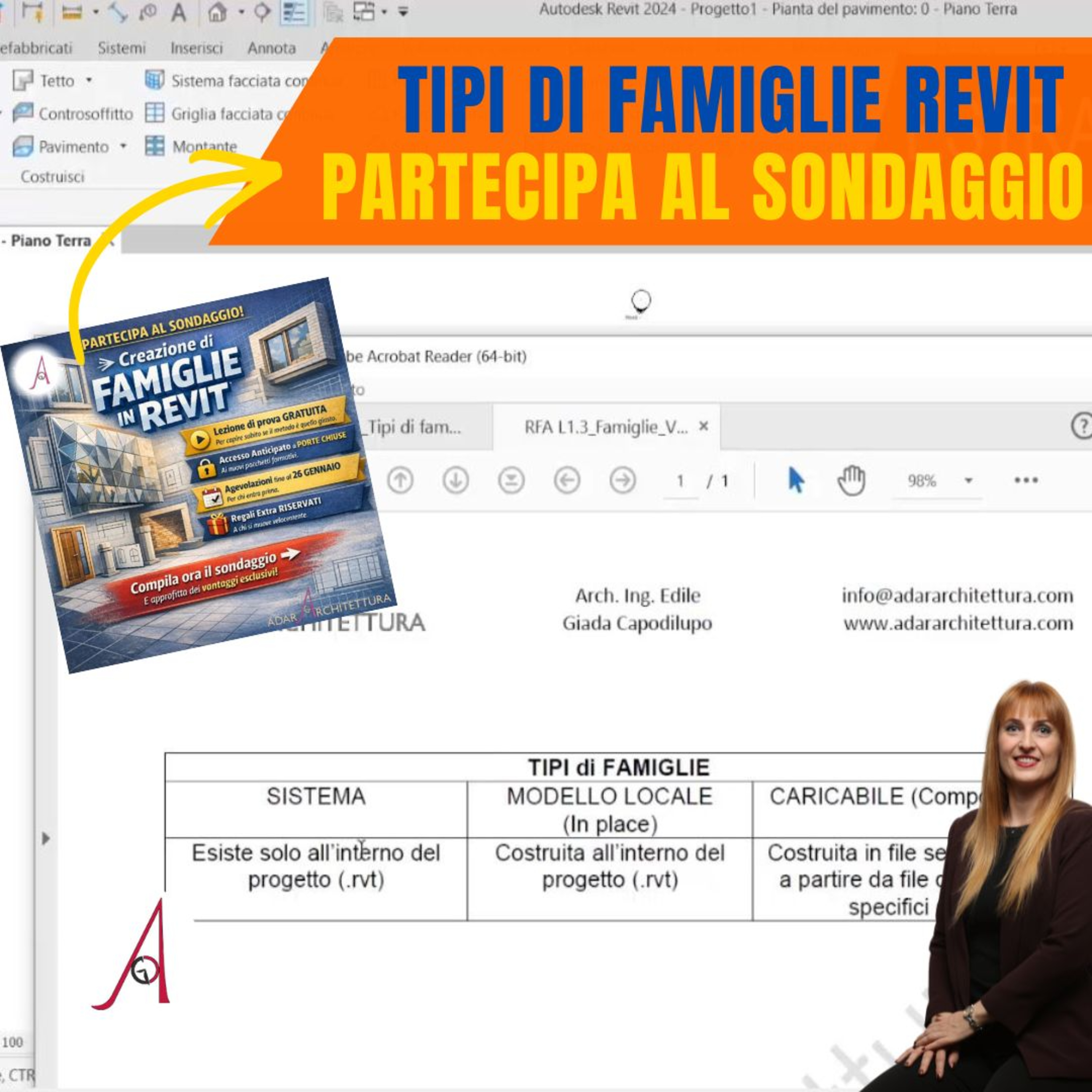 EP 286 - Tipi di famiglie Revit - Partecipa al sondaggio episode artwork