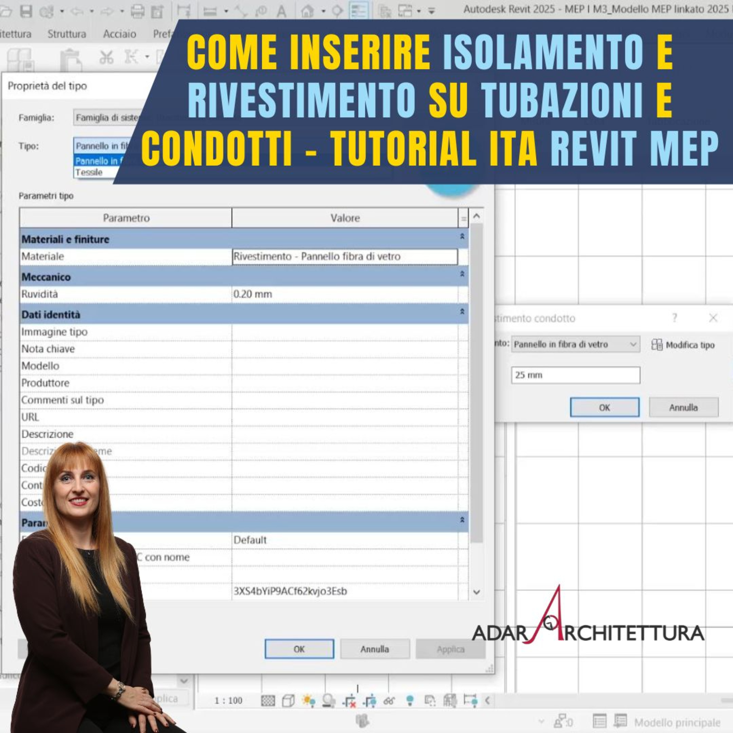 EP 290 - Come inserire isolamento e rivestimento su tubazioni e condotti - Tutorial ITA Revit MEP episode artwork