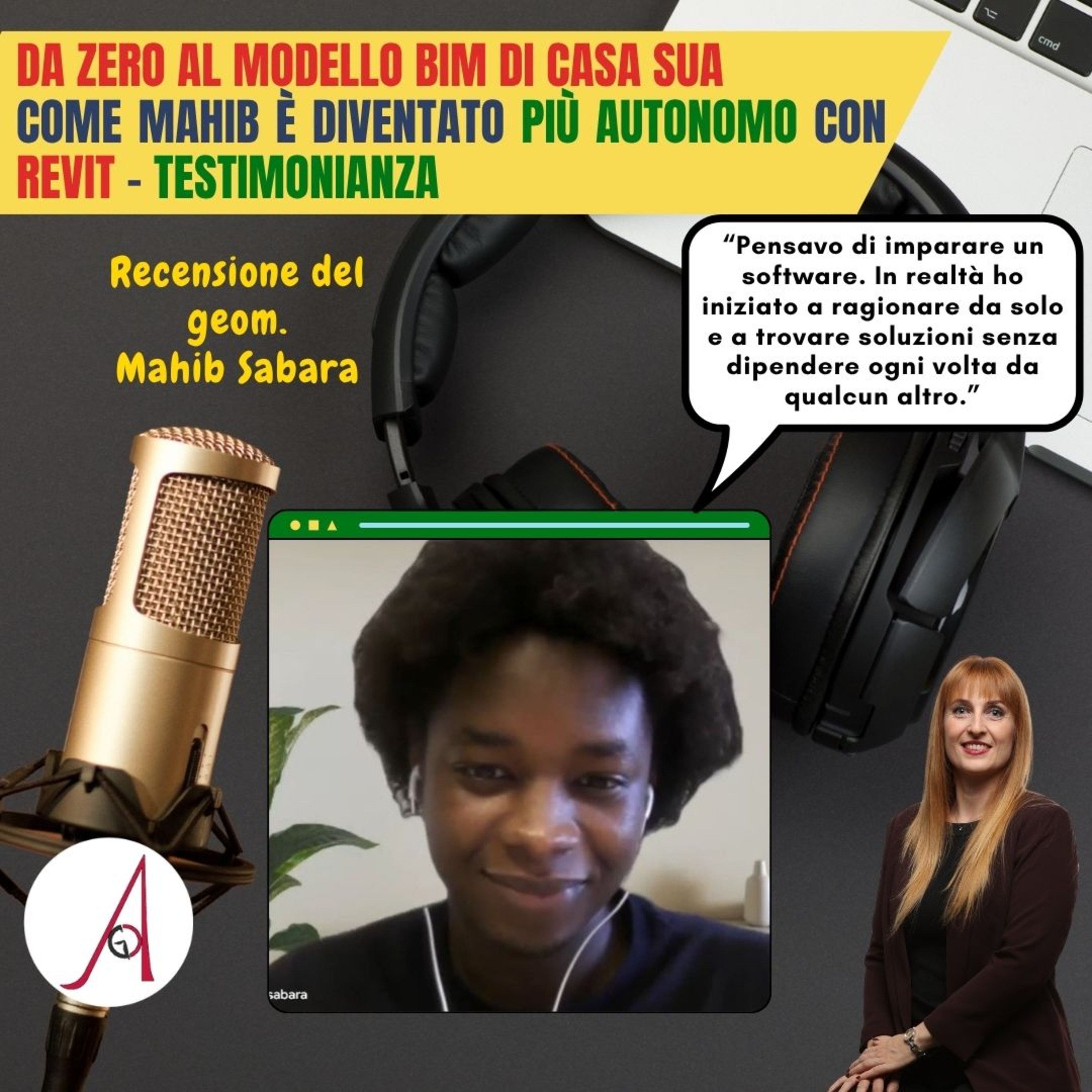 EP 296 - Da zero al modello BIM di casa sua: come Maib è diventato più autonomo con Revit - Testimonianza episode artwork