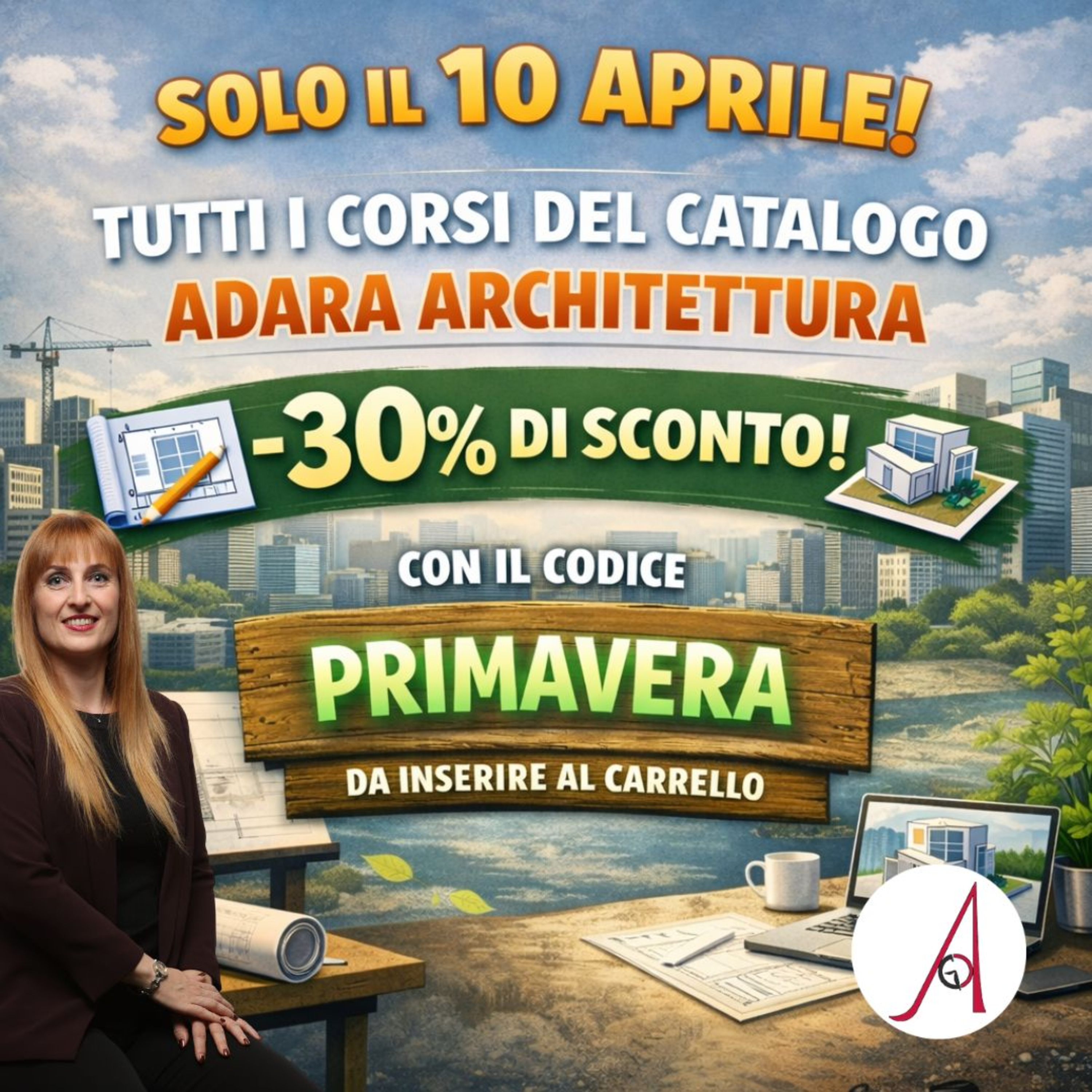 EP 297 - Solo il 10 aprile 30% di sconto su tutti i corsi ADARA con il codice PRIMAVERA  episode artwork