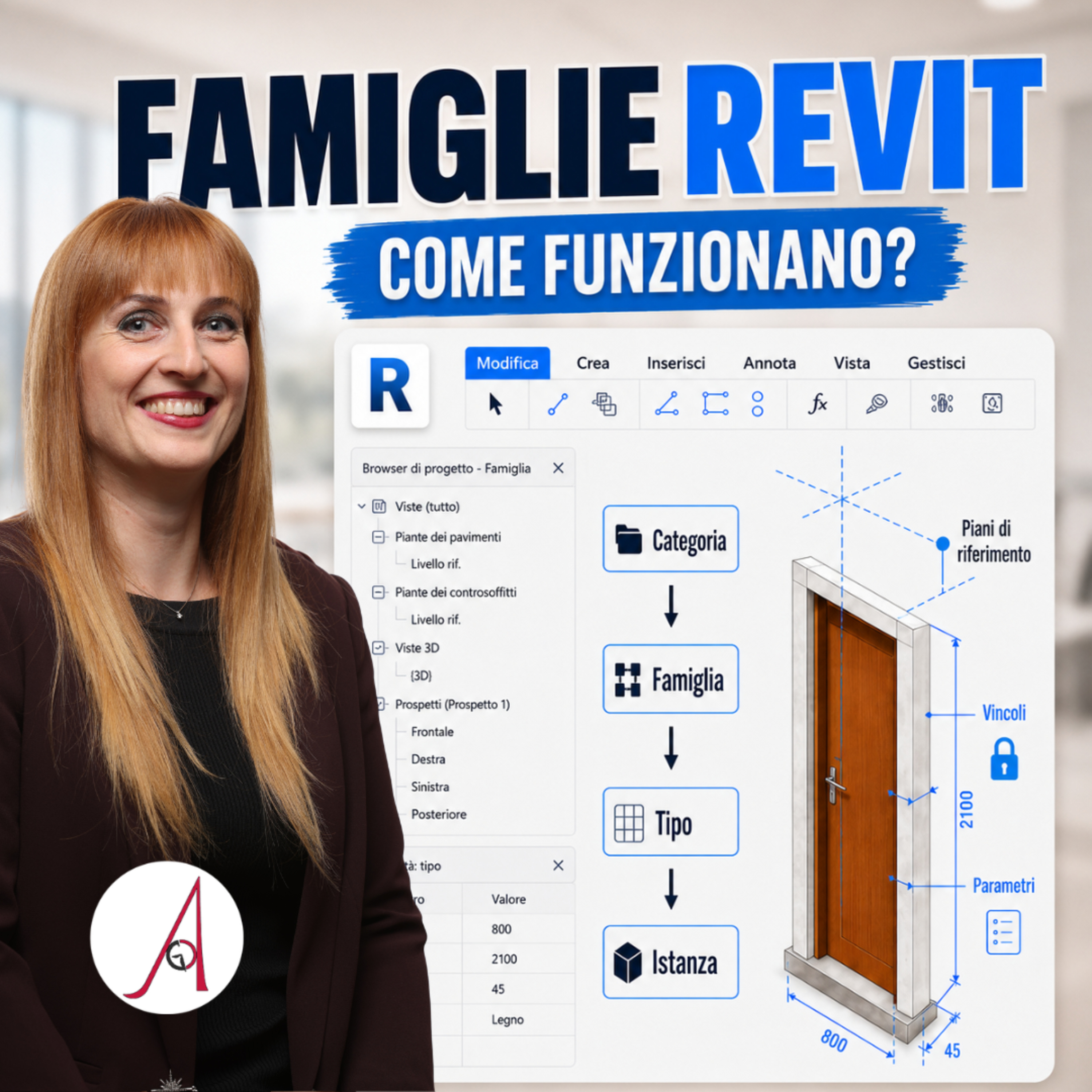 EP. 310 - Famiglie Revit cosa sono e come funzionano episode artwork