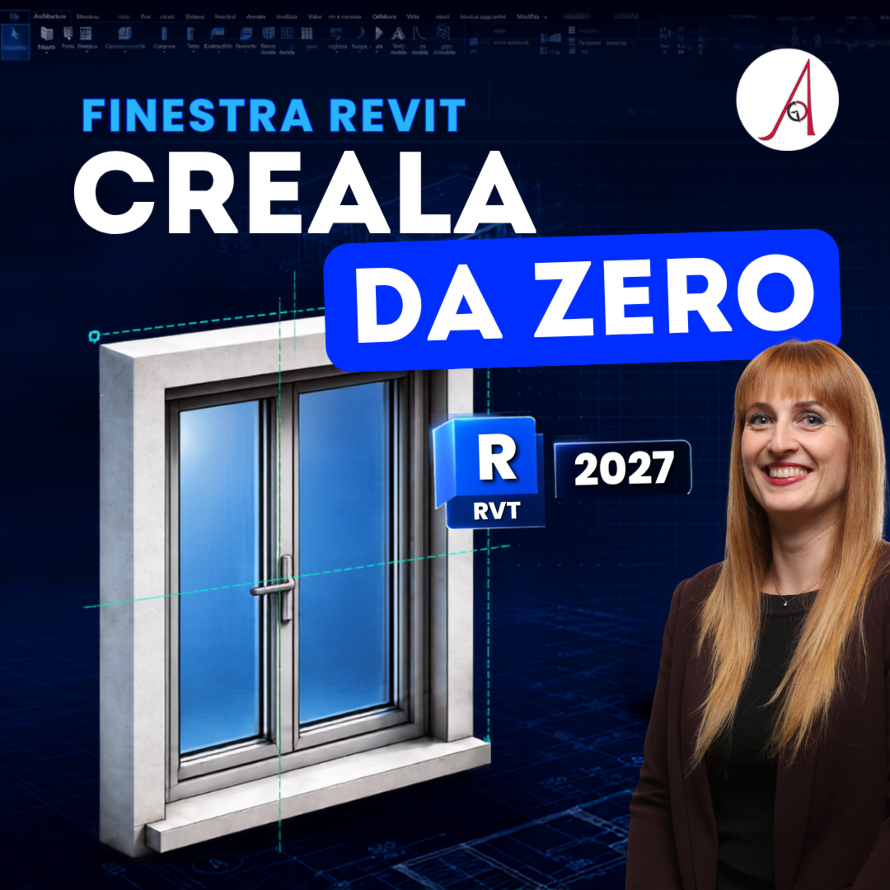 EP. 318 - Come creare una finestra in Revit 2027 da zero - Tutorial pratico episode artwork