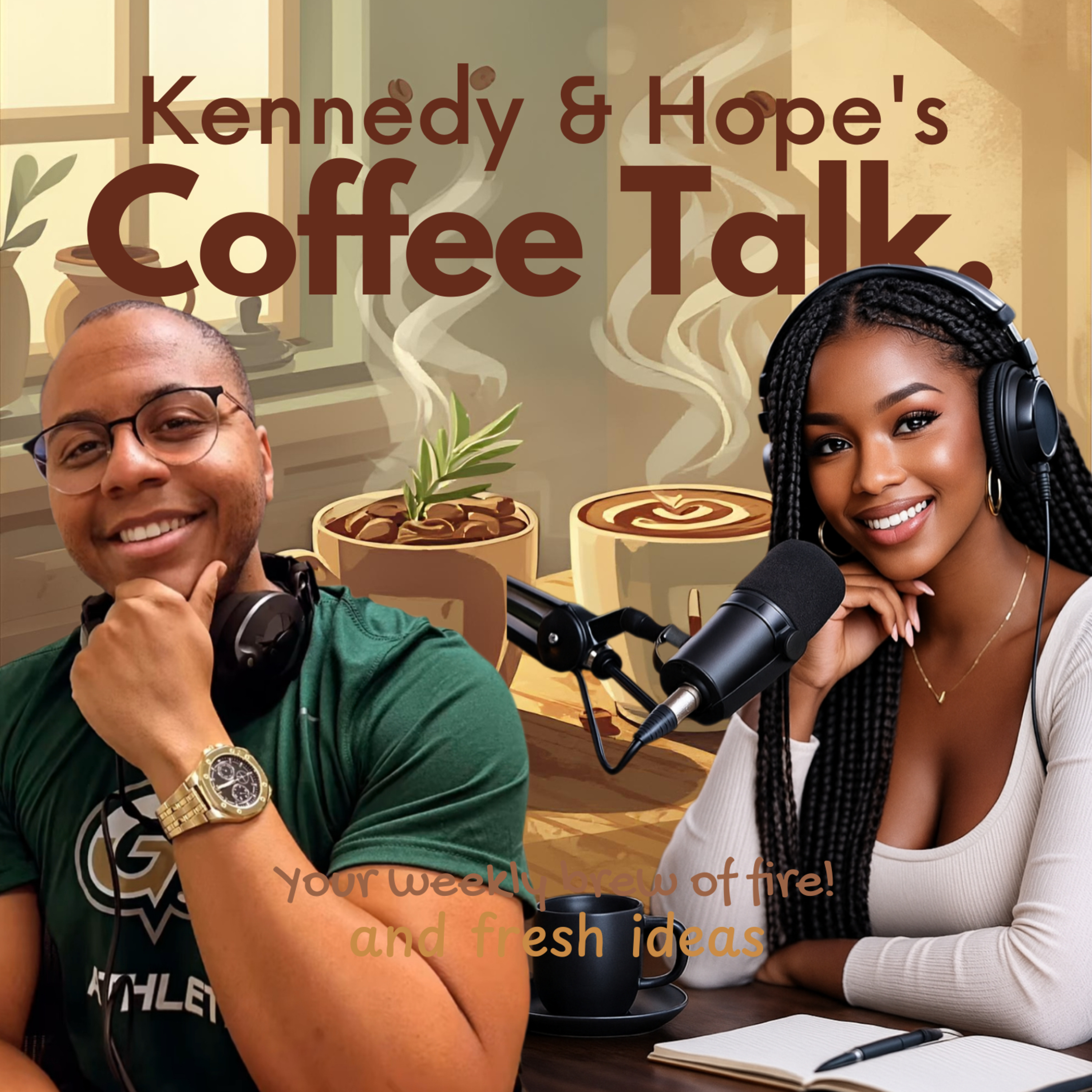 Kennedy & Hope's Coffee Talk I "The Ice Man is Coming" episode artwork