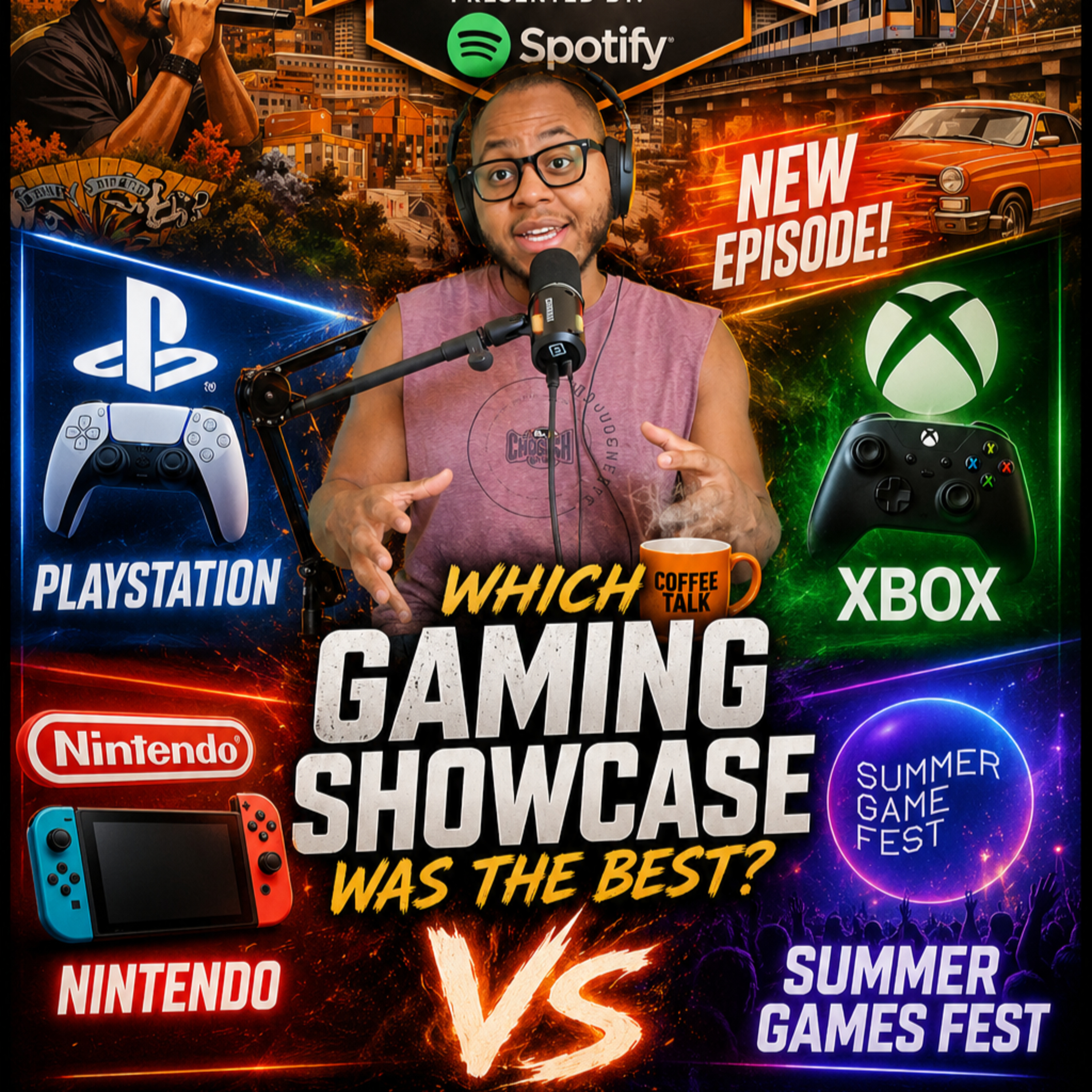 Coffee Talk Presented By Spotify—"Which Gaming Showcase Was The Best?" episode artwork