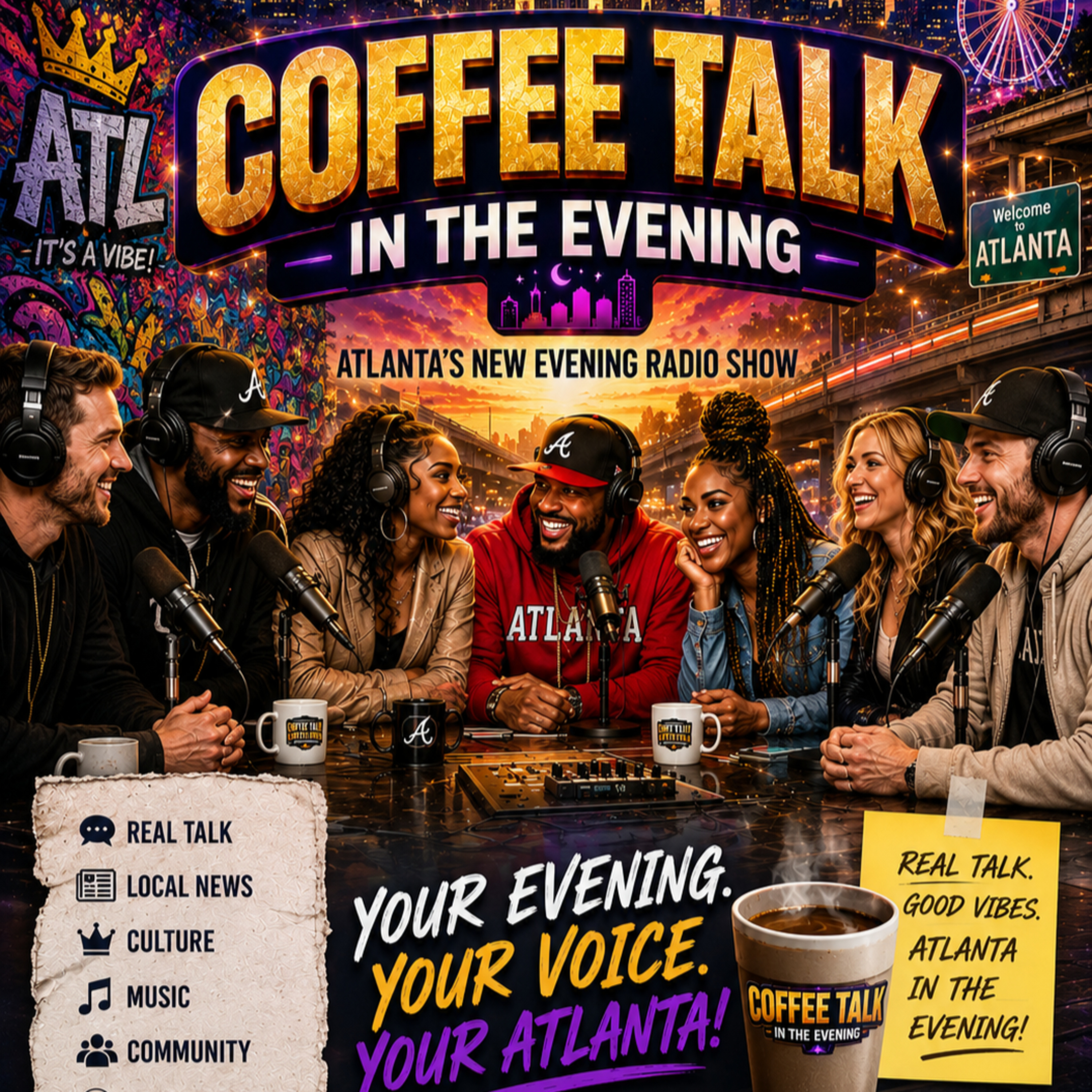 Coffee Talk In The Evening Radio-"WWE SummerSlam Sunday was an imperfectly perfect show" episode artwork