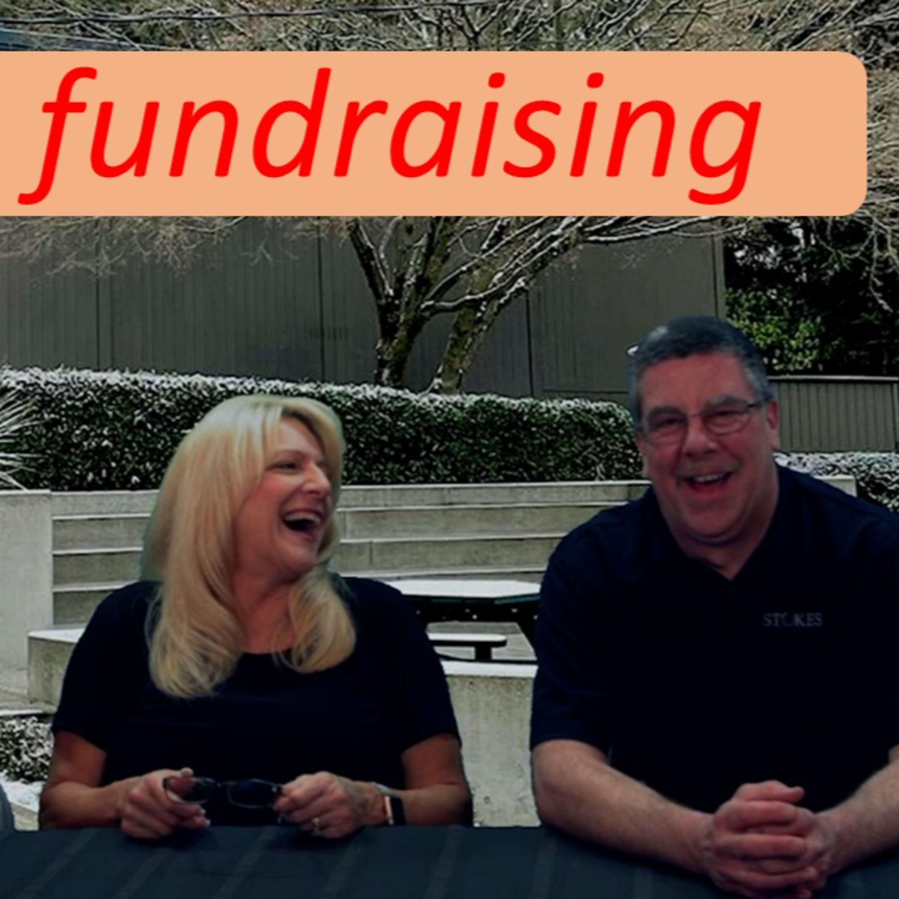 Talking fundraising episode artwork