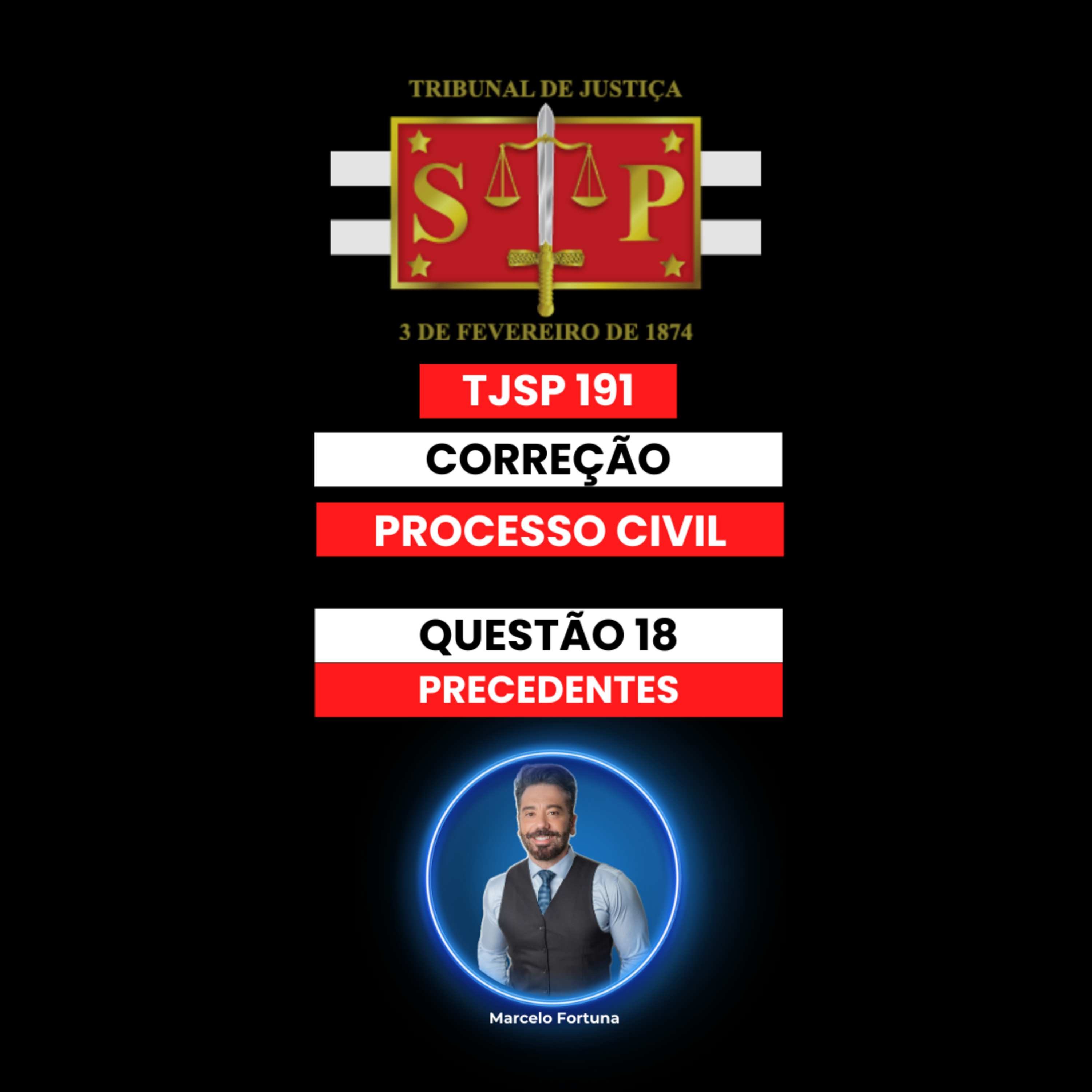 TJSP 191 Análise Questão 18 Precedentes
