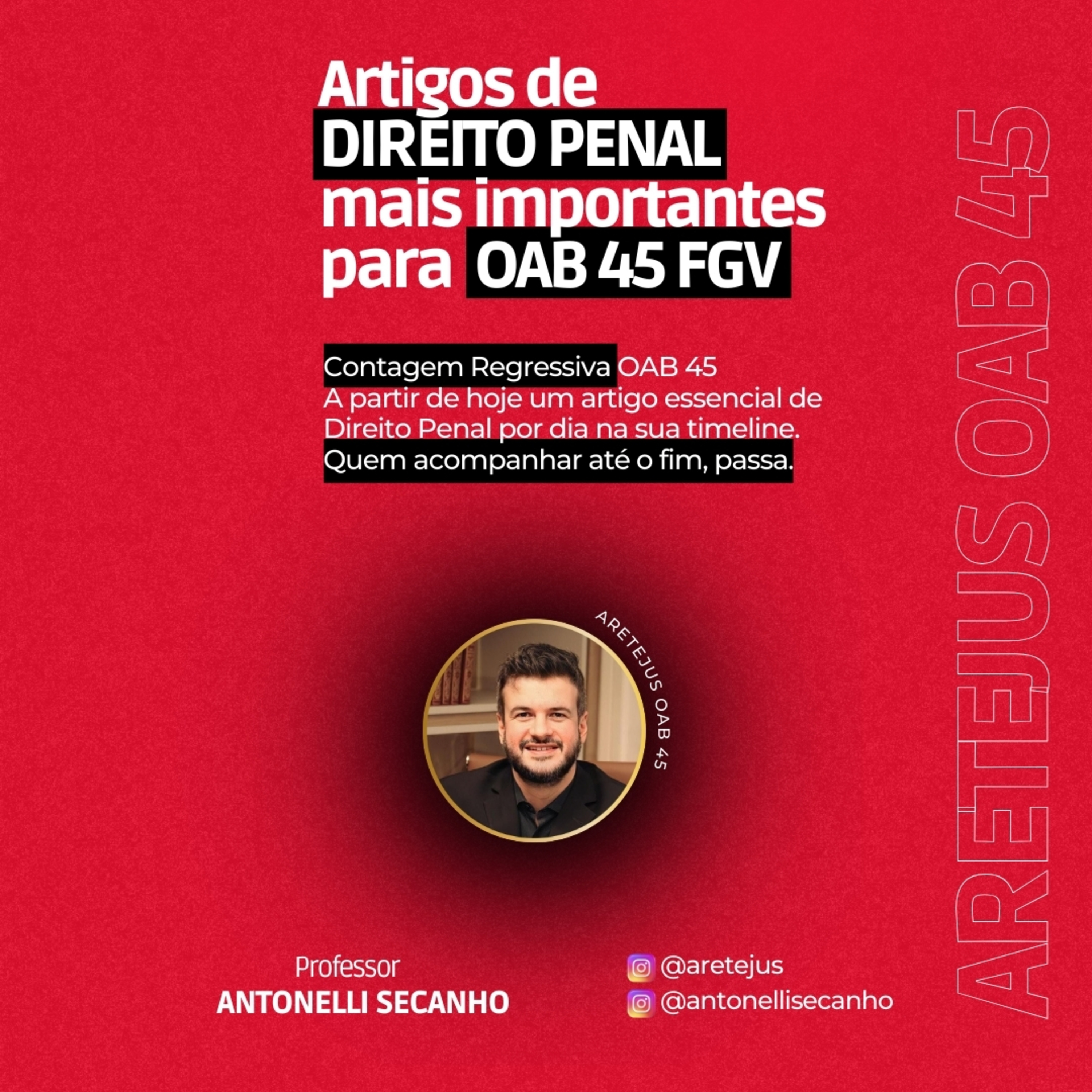 Revisão OAB 45 DIREITO PENAL - DIA 01 FURTO