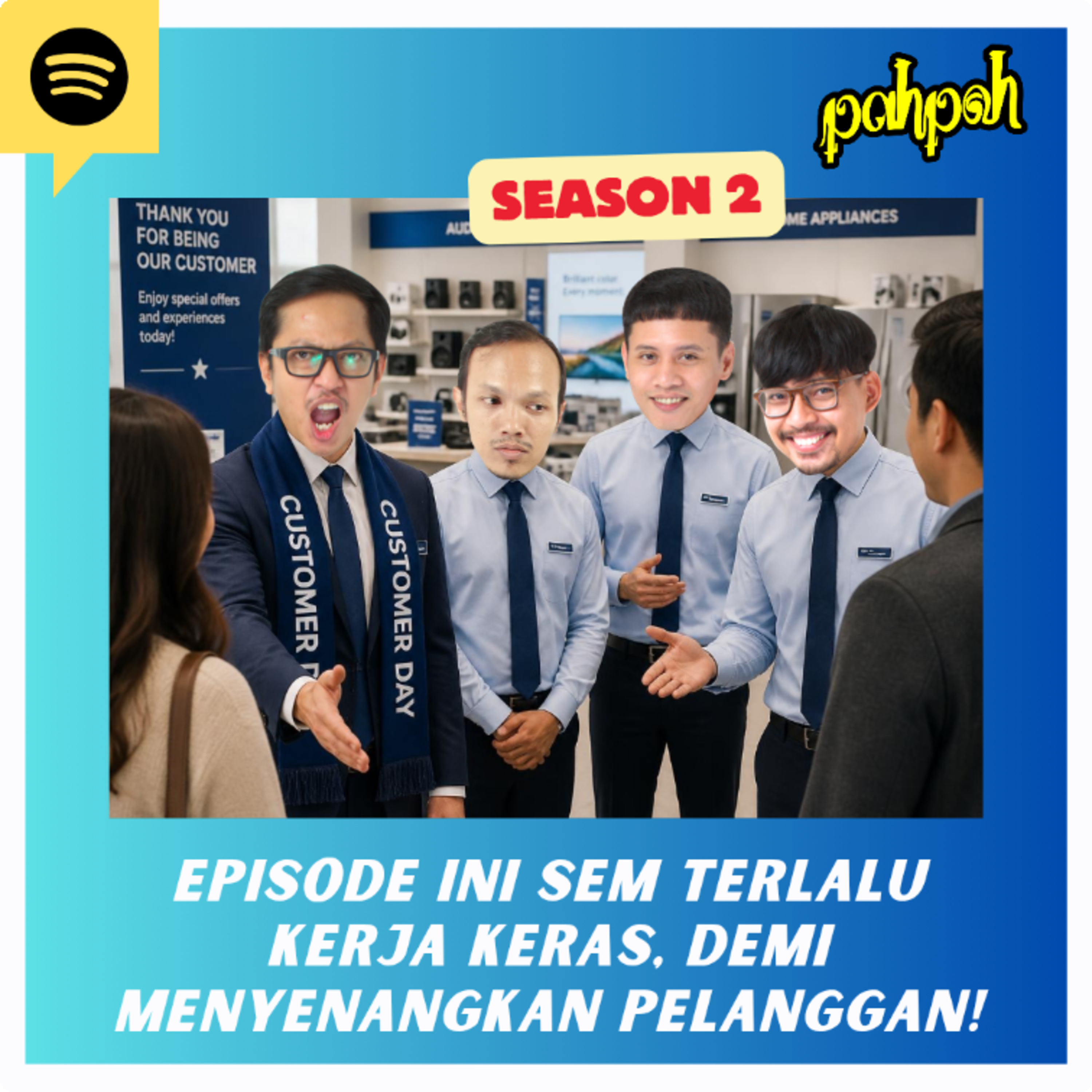 EPISODE INI SEM TERLALU KERJA KERAS, DEMI MENYENANGKAN PELANGGAN! episode artwork