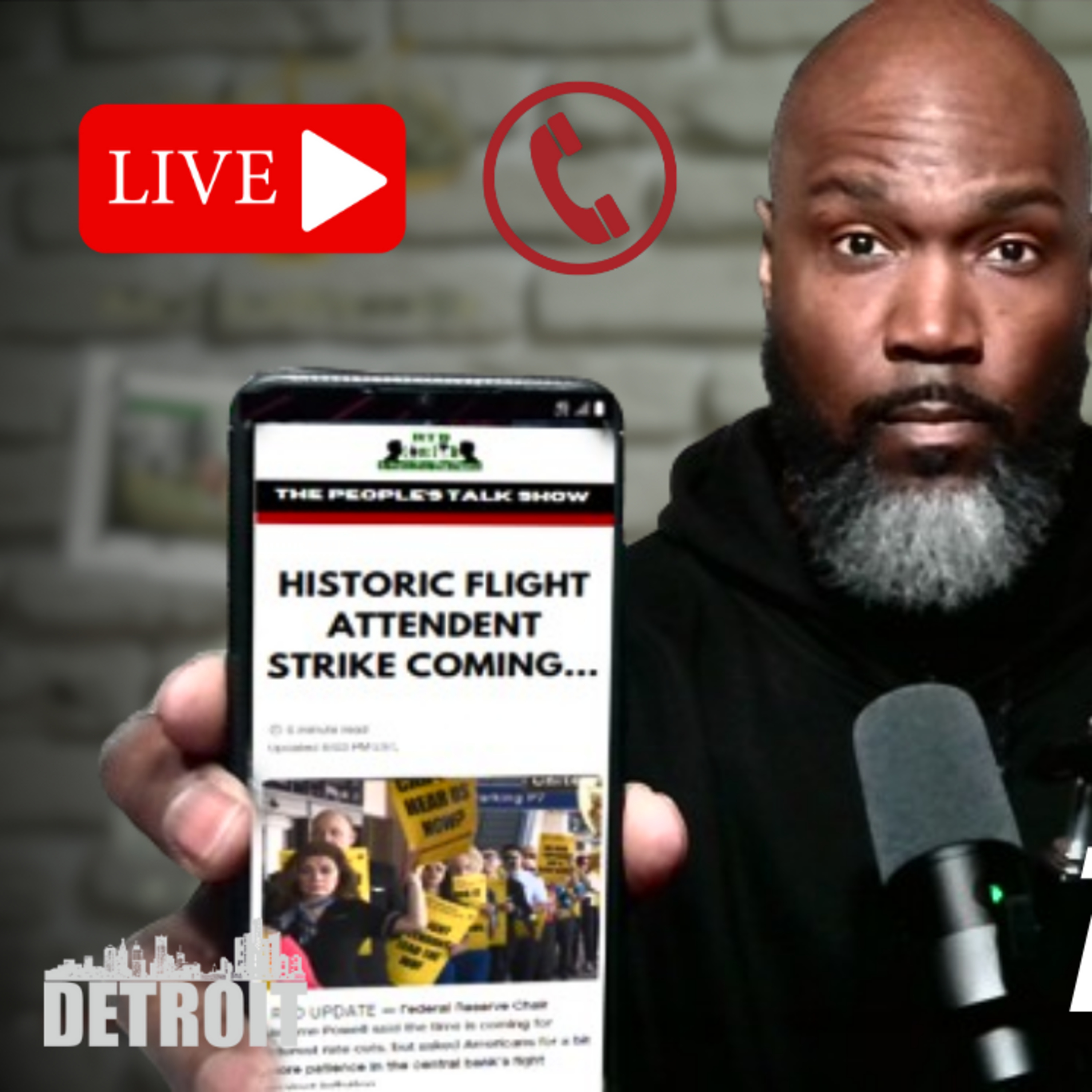 🔴 More Strikes Coming! 100,000 Flight Attendants Demand Fair Contracts NOW! | The People's Talk Show episode artwork
