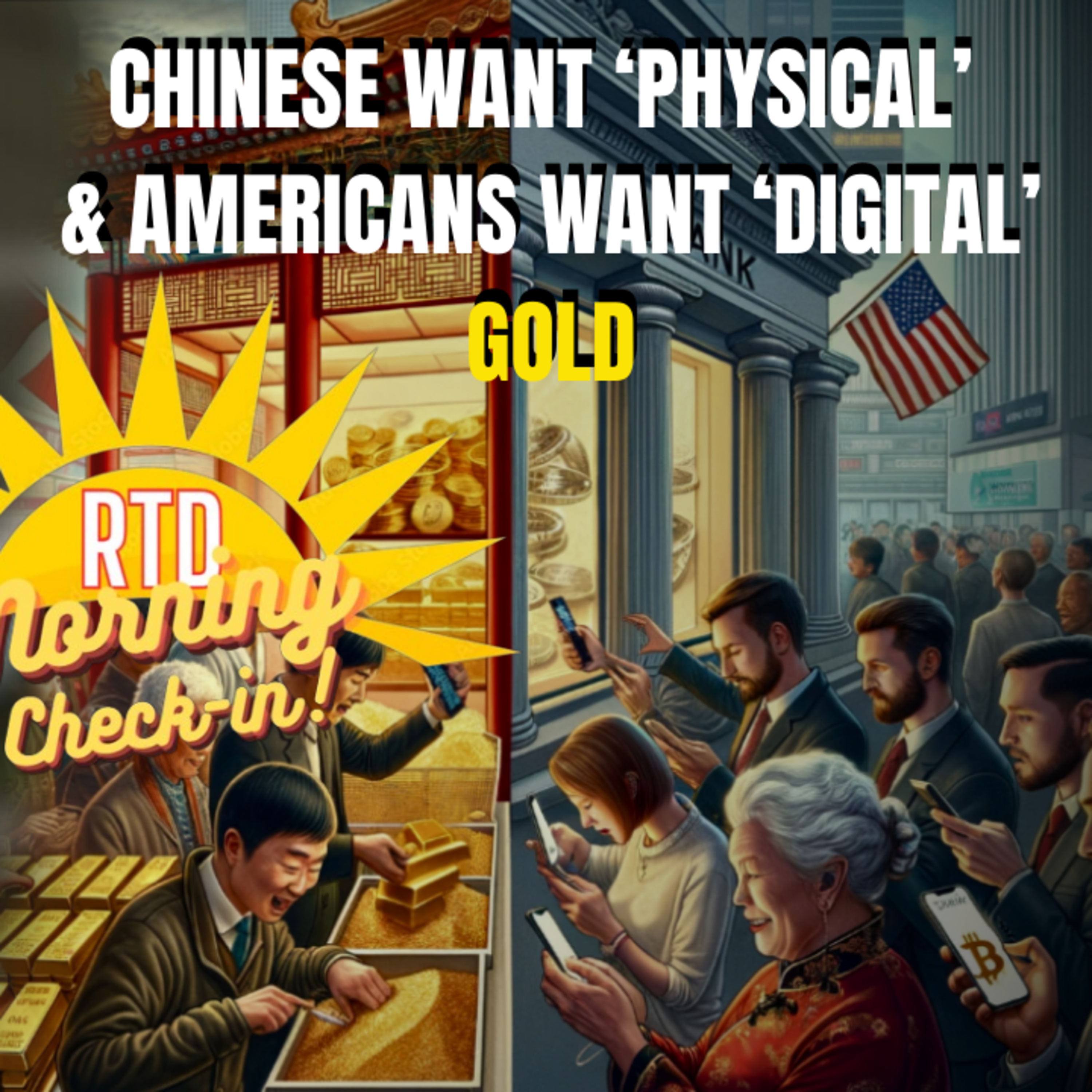 Gold Rush In 2024: (Au & BTC) The Race Out Of Paper Currency Into 'GOLD' | Tuesday Morning Check-In episode artwork