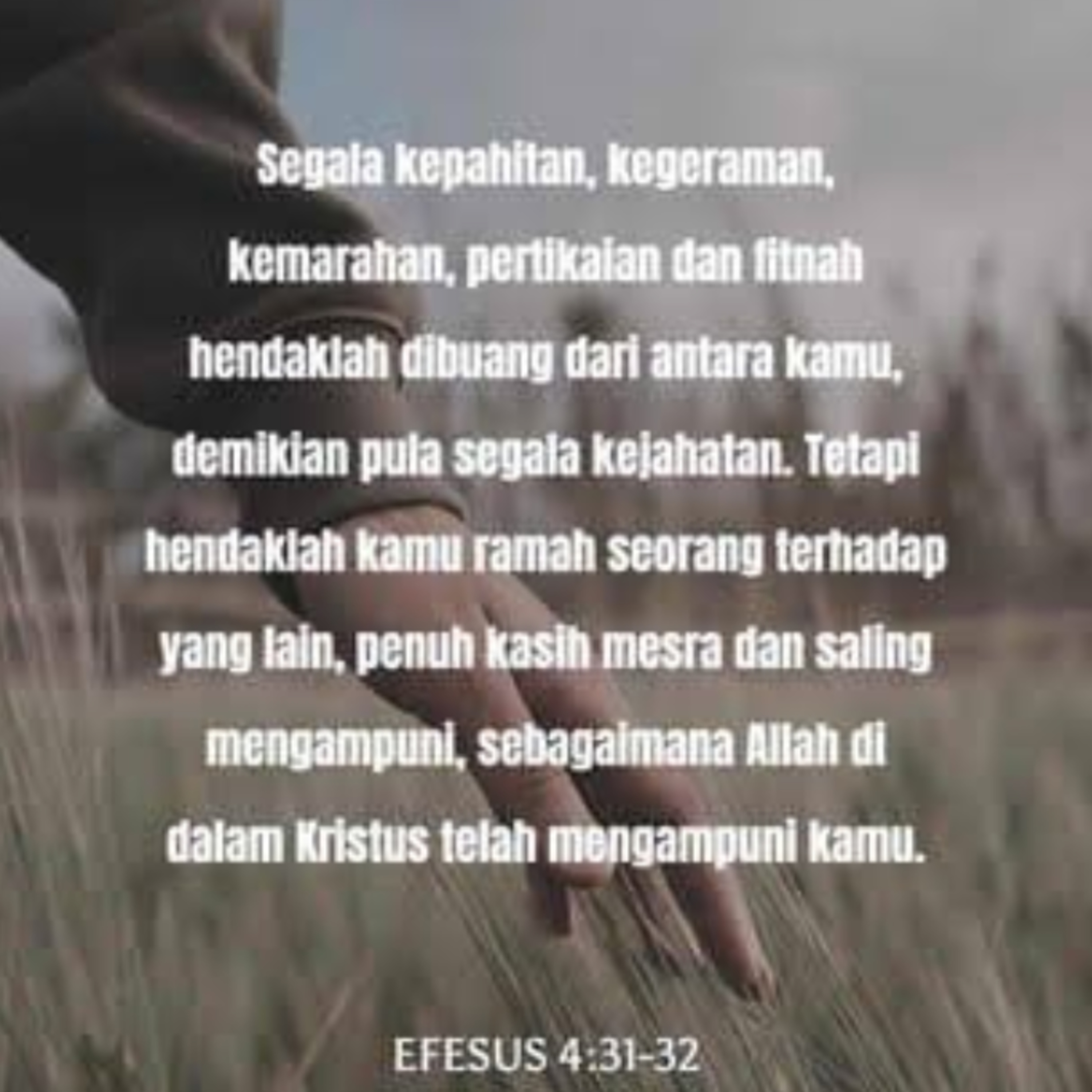 MAKRO: MAKANAN ROHANI, 21 Juni 2025 | Tema: Ramah dan saling mengampuni | Nas: Efesus 4:31-32