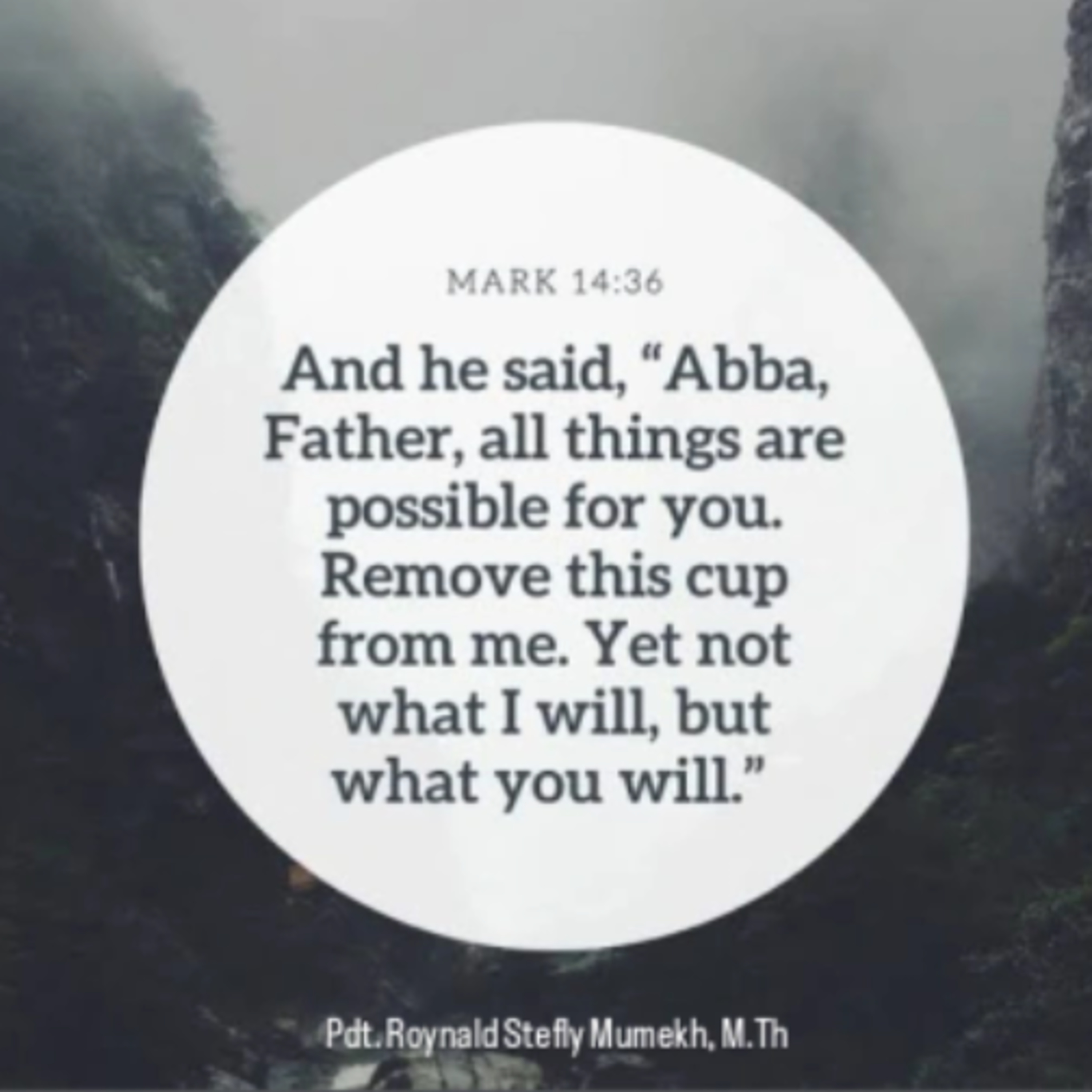 MAKRO: MAKANAN ROHANI, 20 Maret 2026 | Tema: Doa Yesus | Nas: Markus 14:36