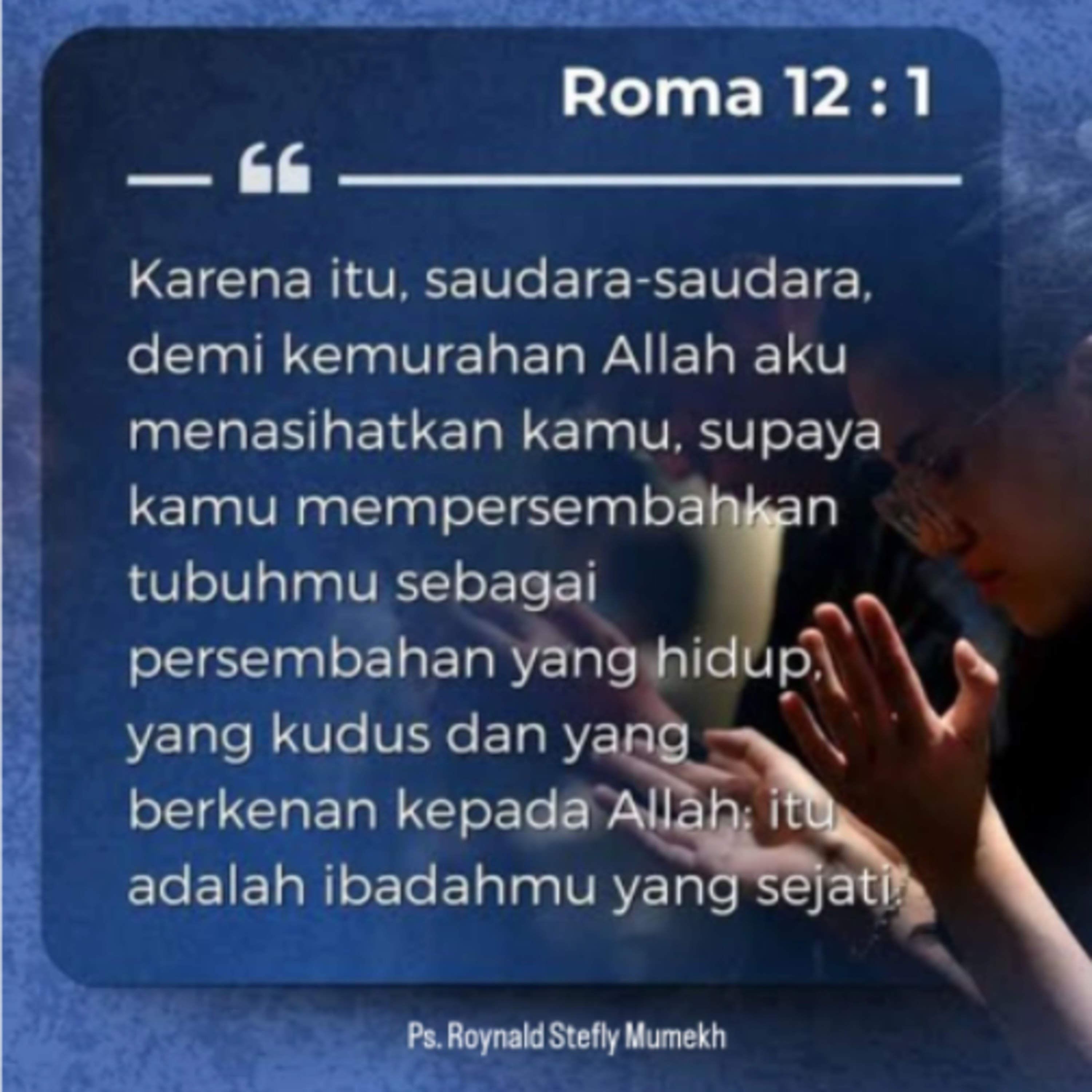MAKRO: MAKANAN ROHANI, 29 Juni 2026 | Tema: Penyembahan yang Benar | Nas: Roma 12:1 episode artwork