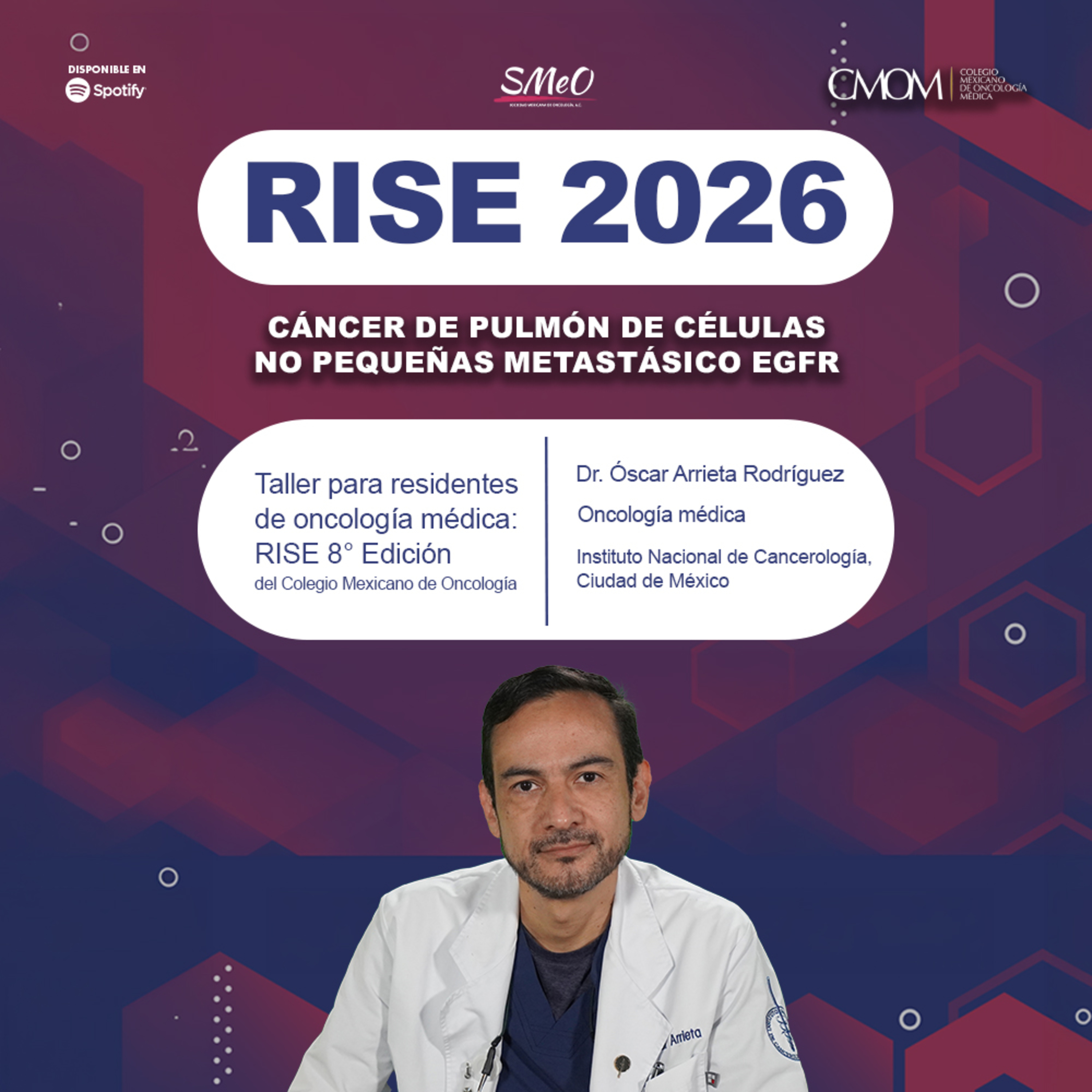 RISE 2026: cáncer de pulmón de células no pequeñas metastásico EGFR episode artwork