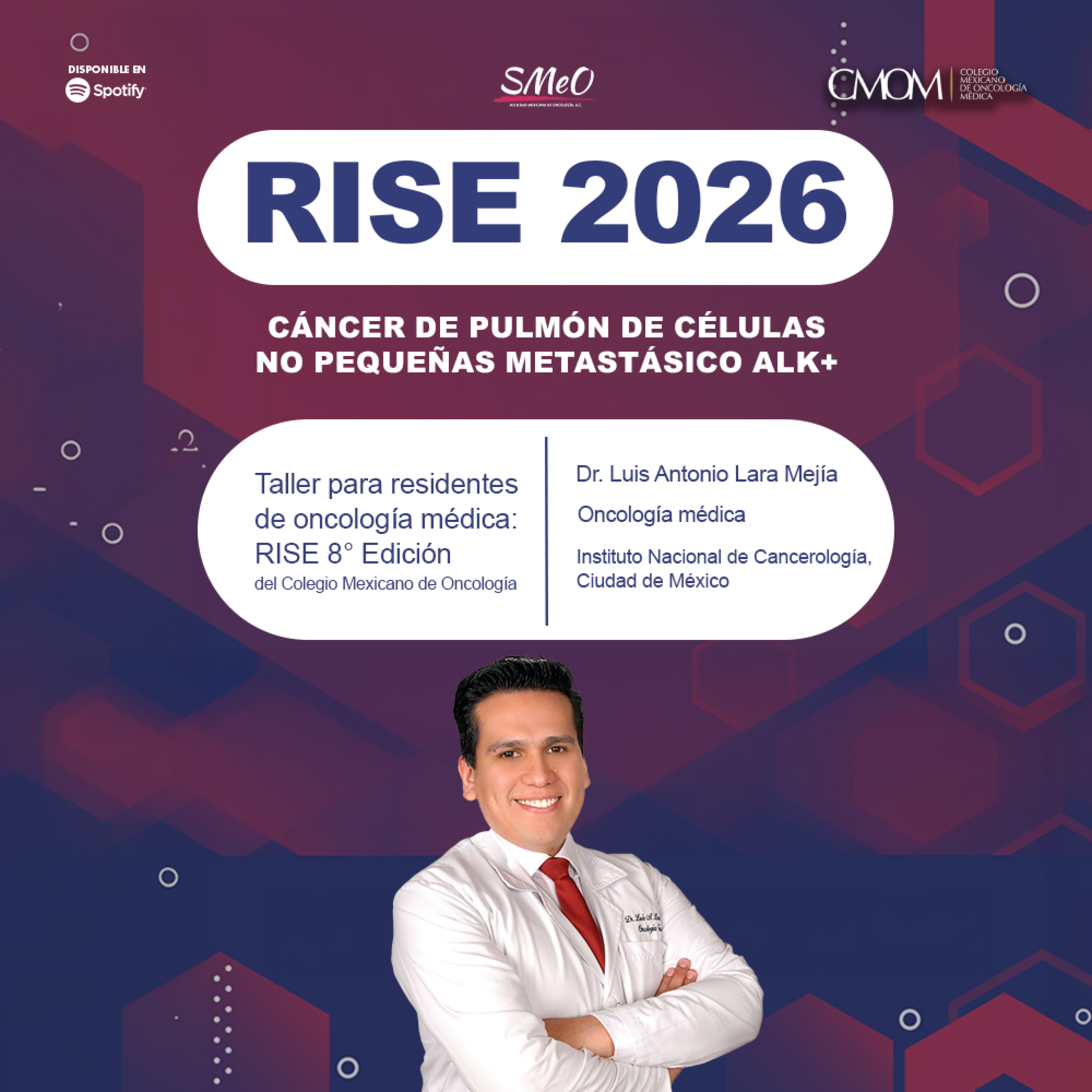 RISE 2026: cáncer de pulmón de células no pequeñas metastásico ALK+ episode artwork