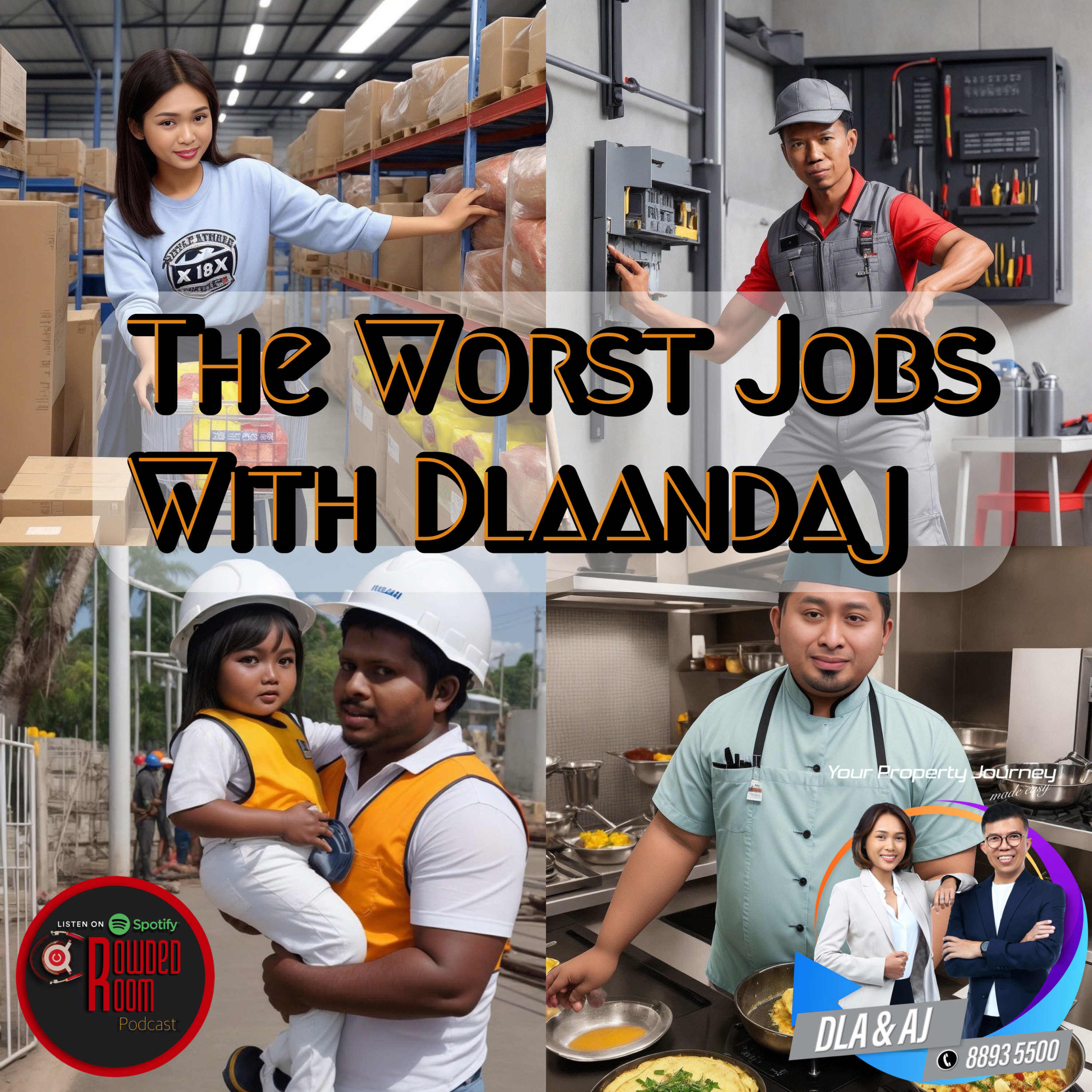 The worst Jobs With DlaandAj (Episode 88) episode artwork