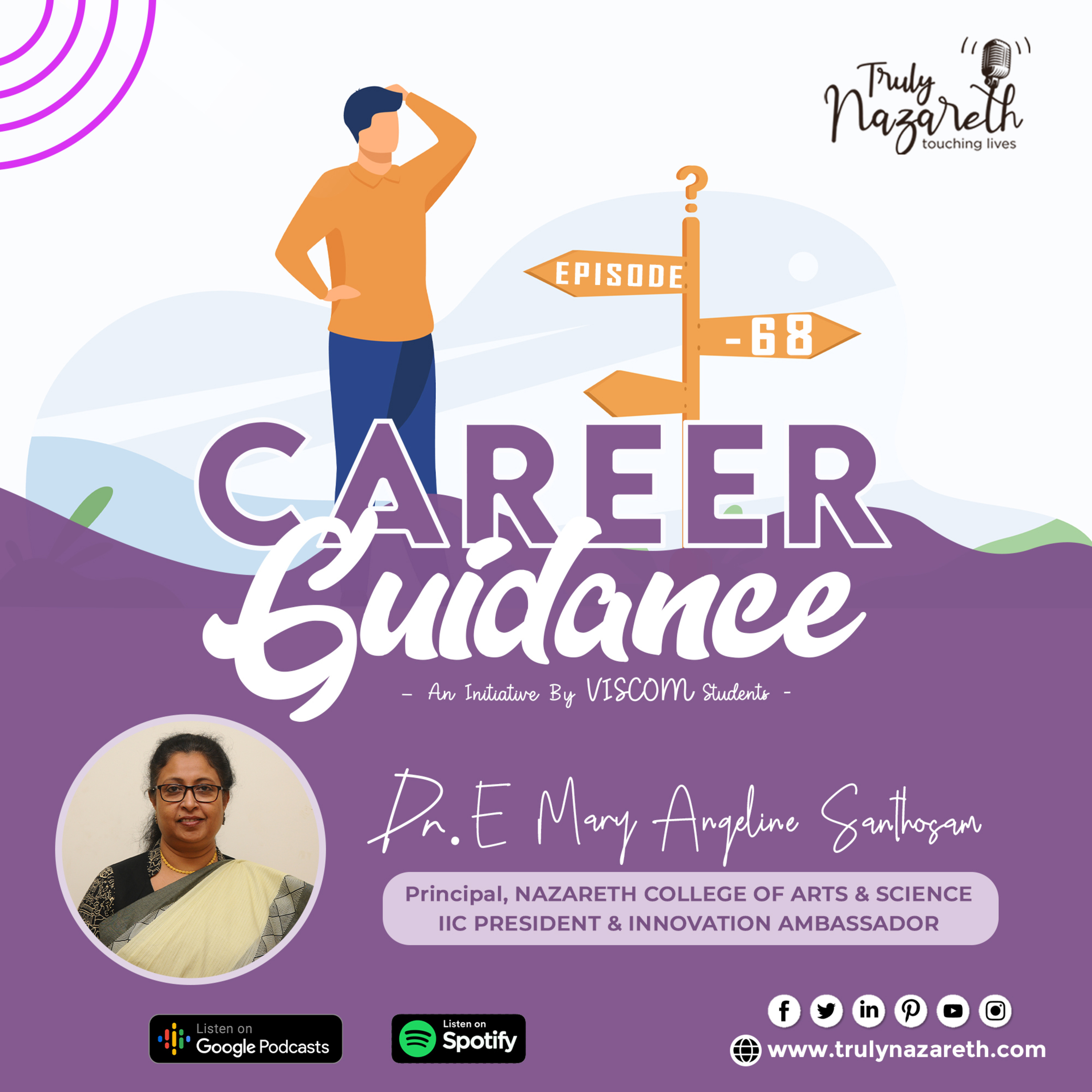 Truly Nazareth Episode 68: Career Guidance - A Step towards the right choice. How to choose your college and course. episode artwork
