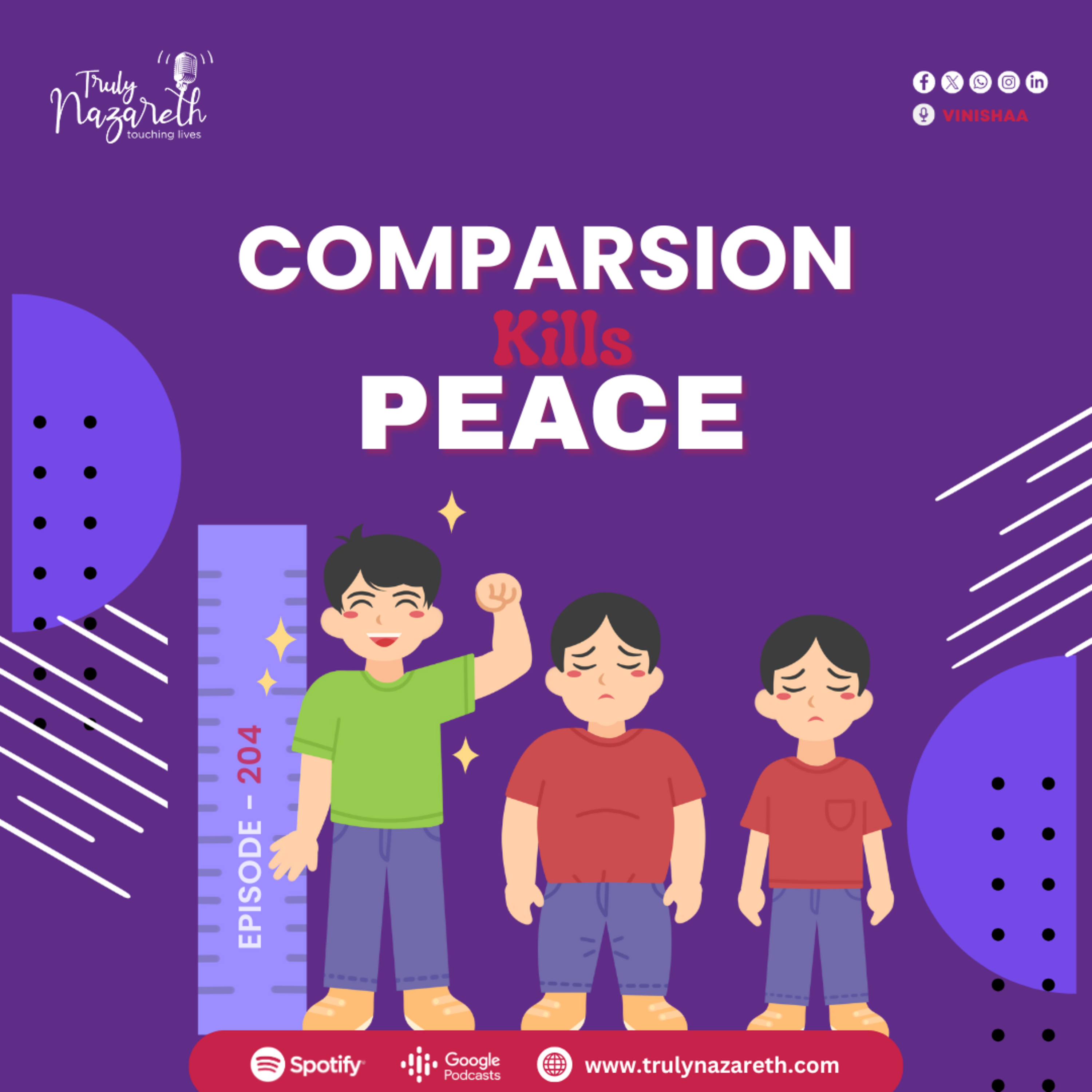 Truly Nazareth Episode 204 | Comparsion Kills Peace ..... episode artwork