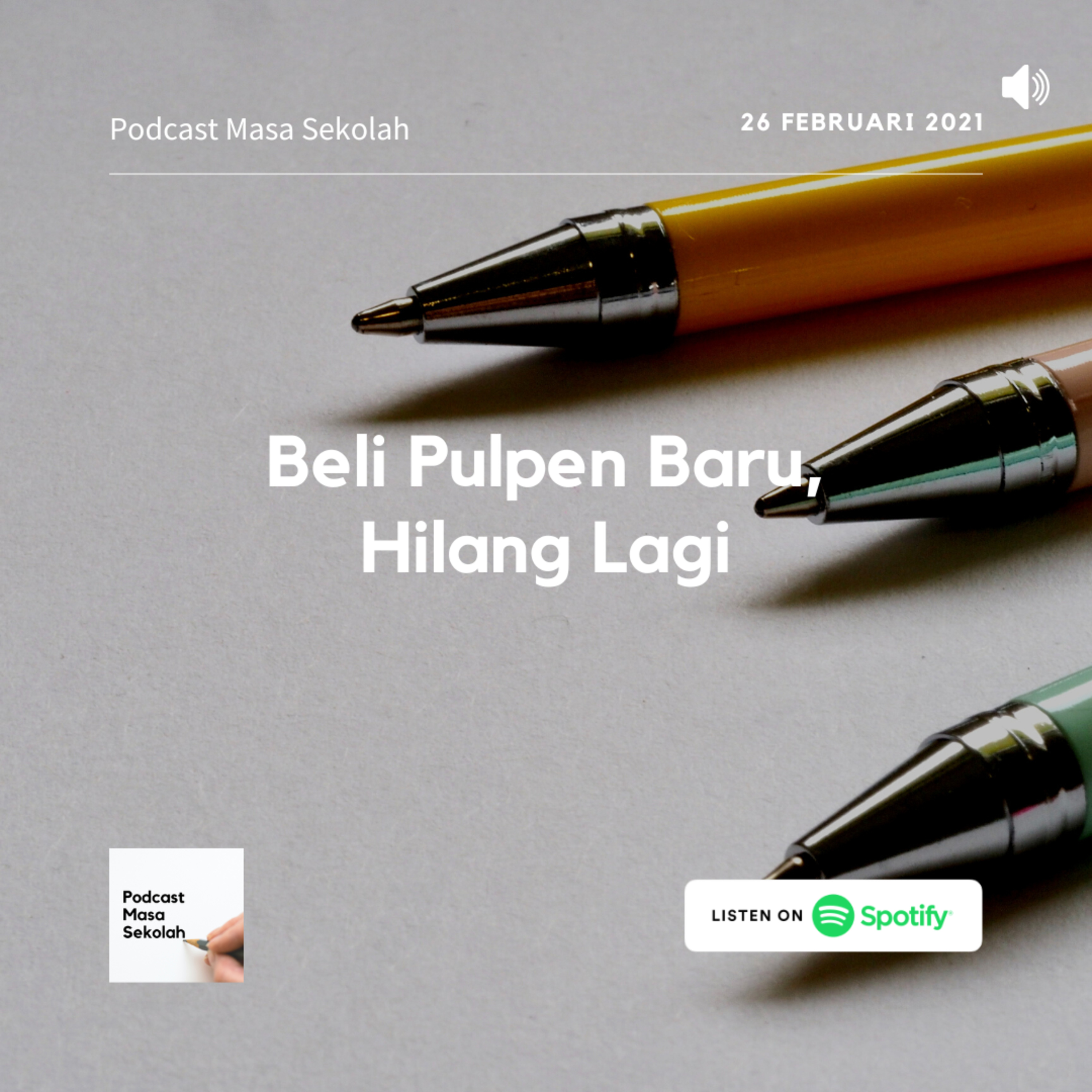 Podcast Masa Sekolah