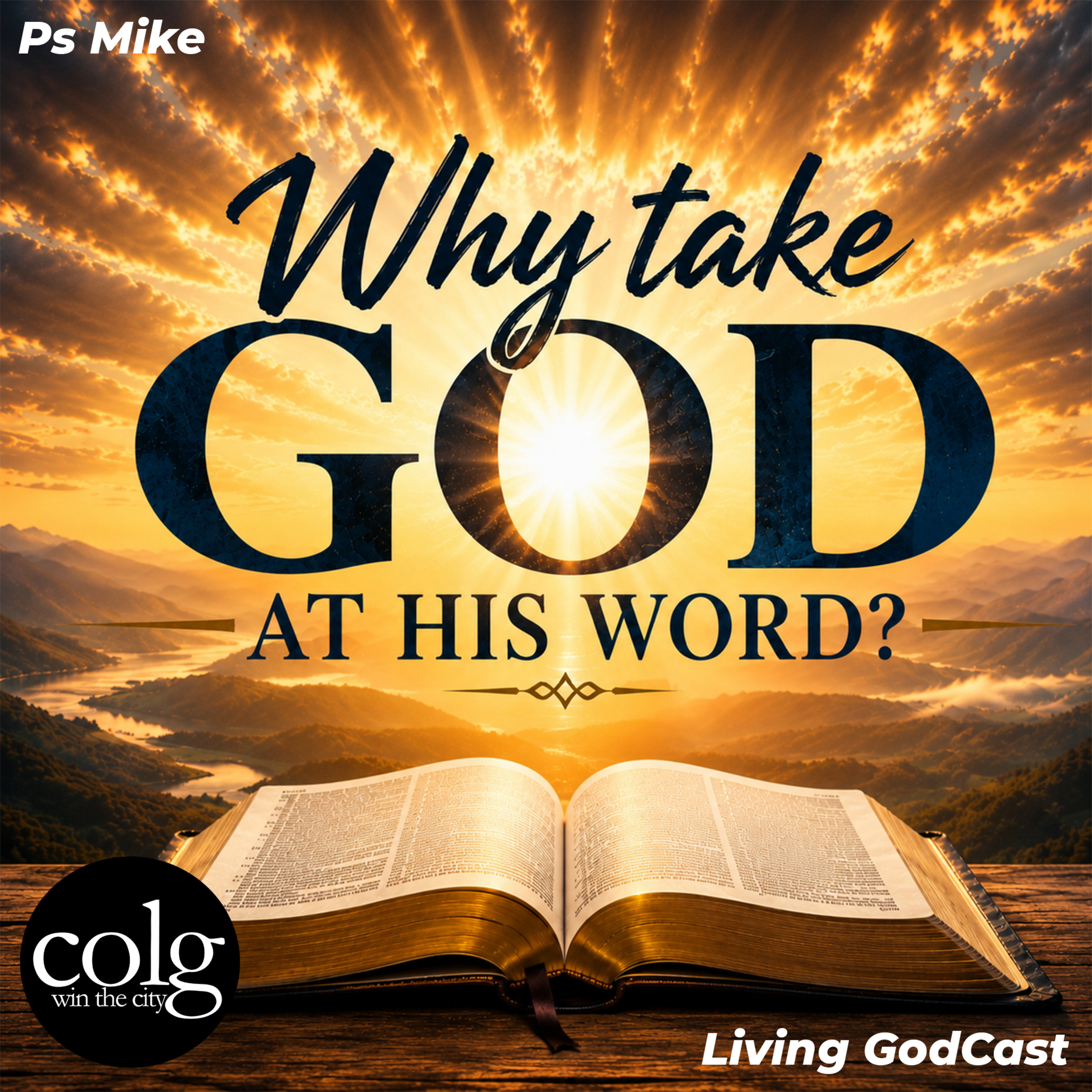 Why Take God At His Word - 8/29/2026 11AM episode artwork