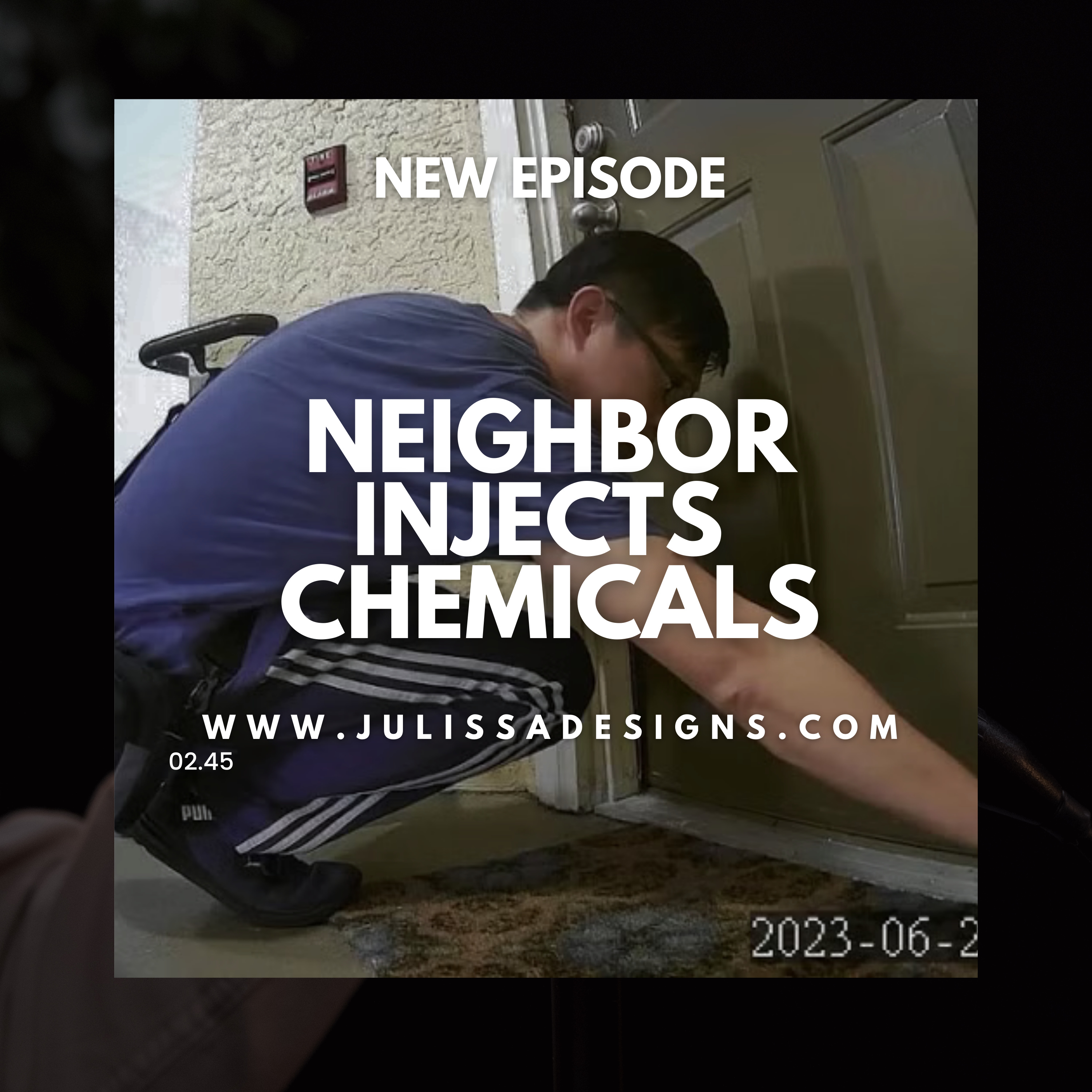 Neighbor injects toxic chemicals under neighbor's door to poison family