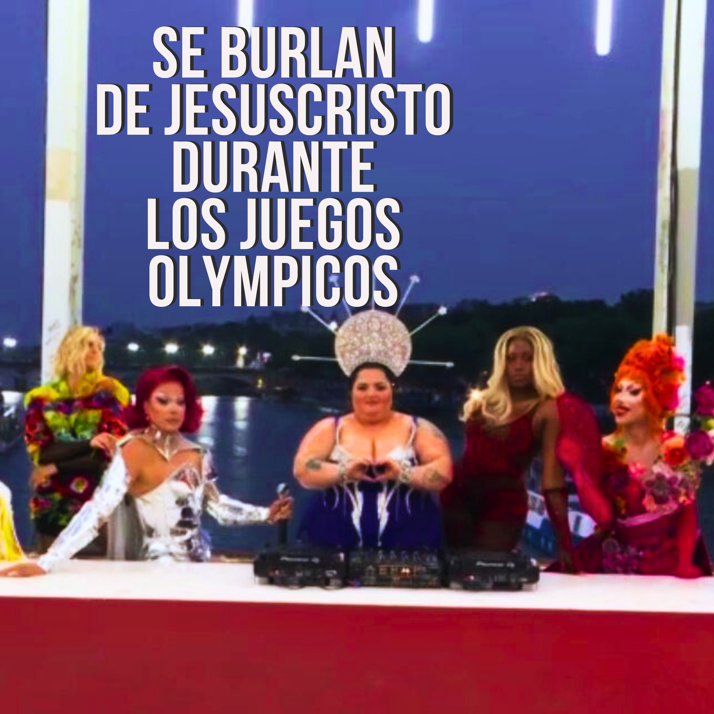 Se Burlan de Jesus Cristo en los Juegos Olympicos en Paris , Juegos olimpicos