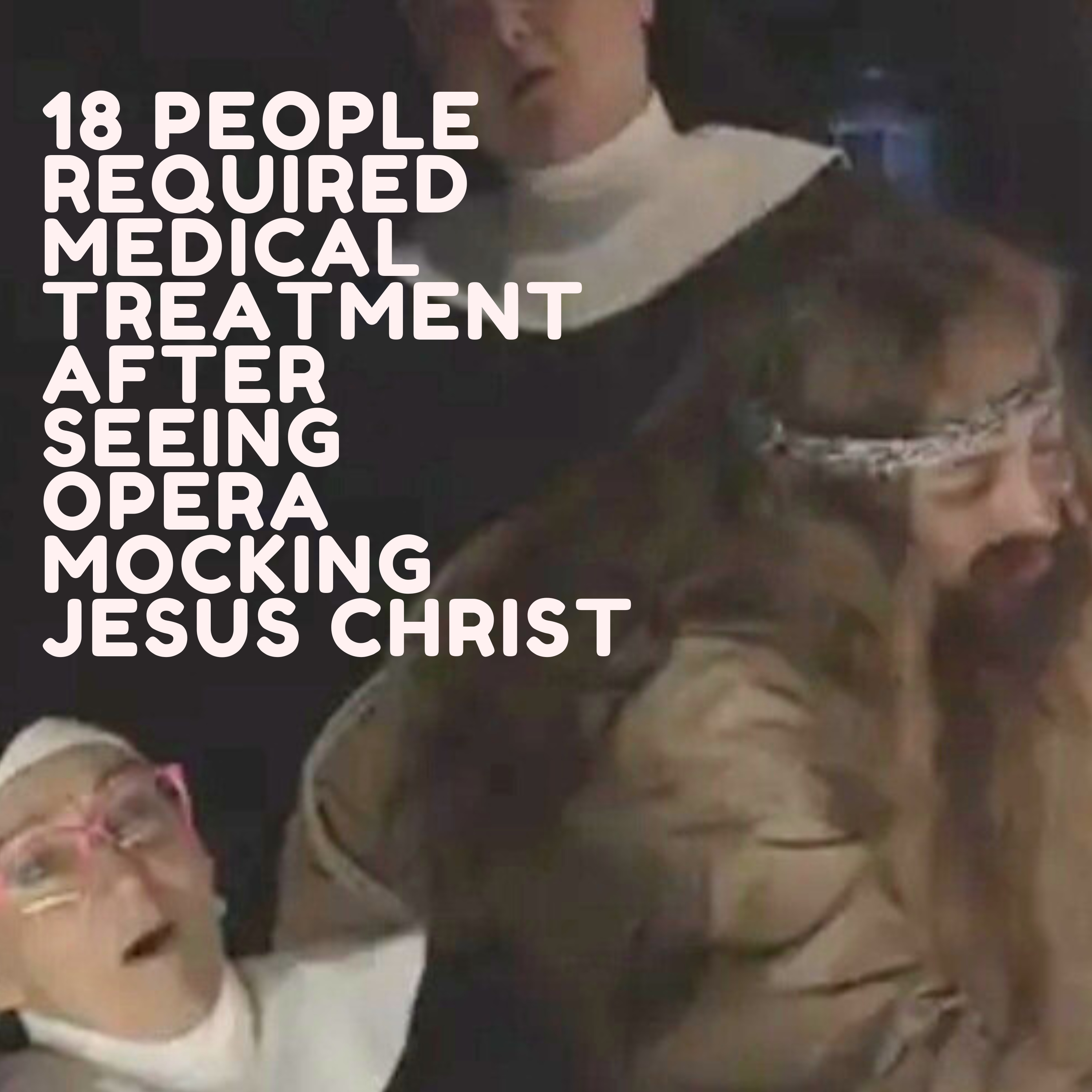 Opera goers suffer severe nausea and vomiting after seeing a show mocking Jesus Christ in Germany