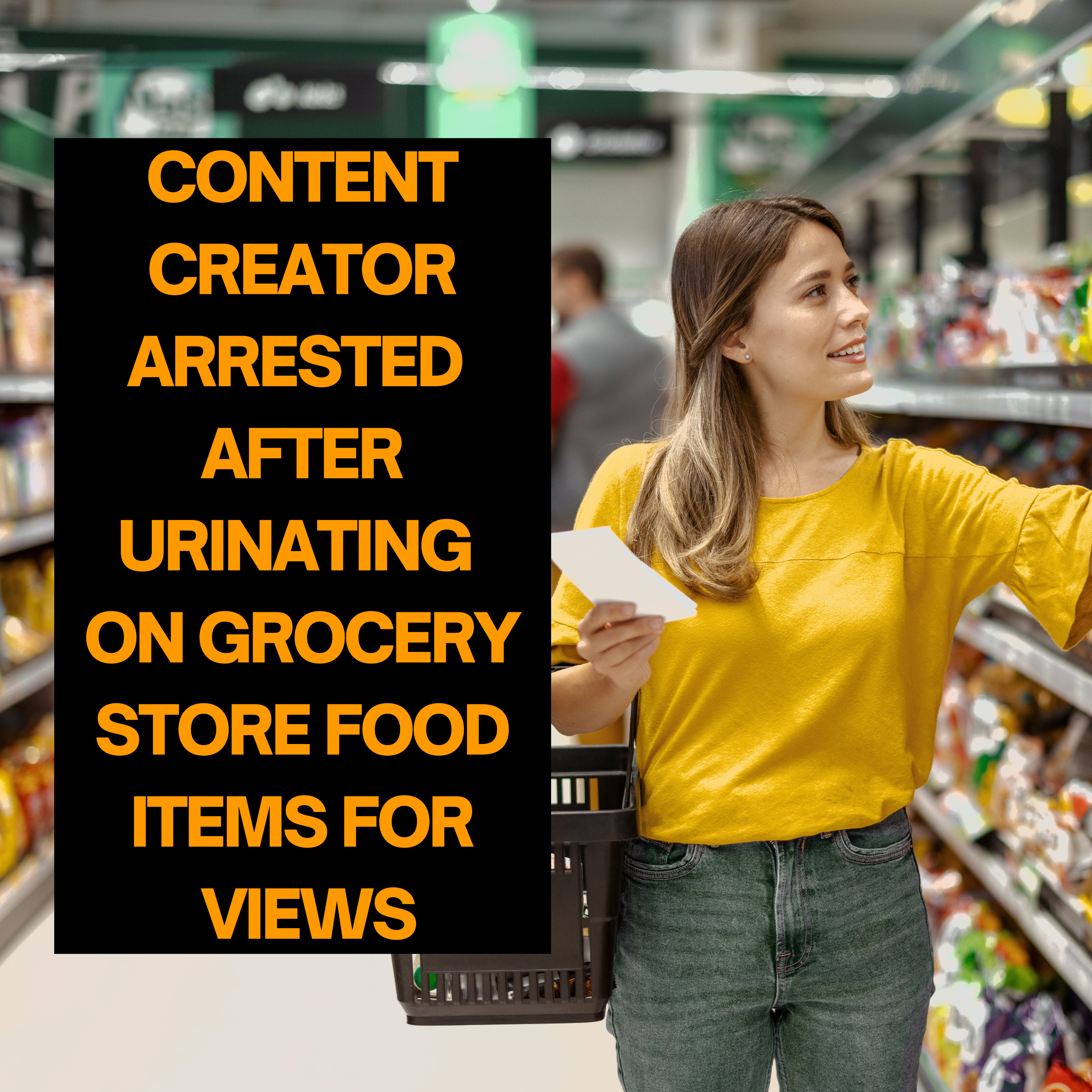 Content Creator Was Arrested for Urinating on Grocery Store Food and Filming It
