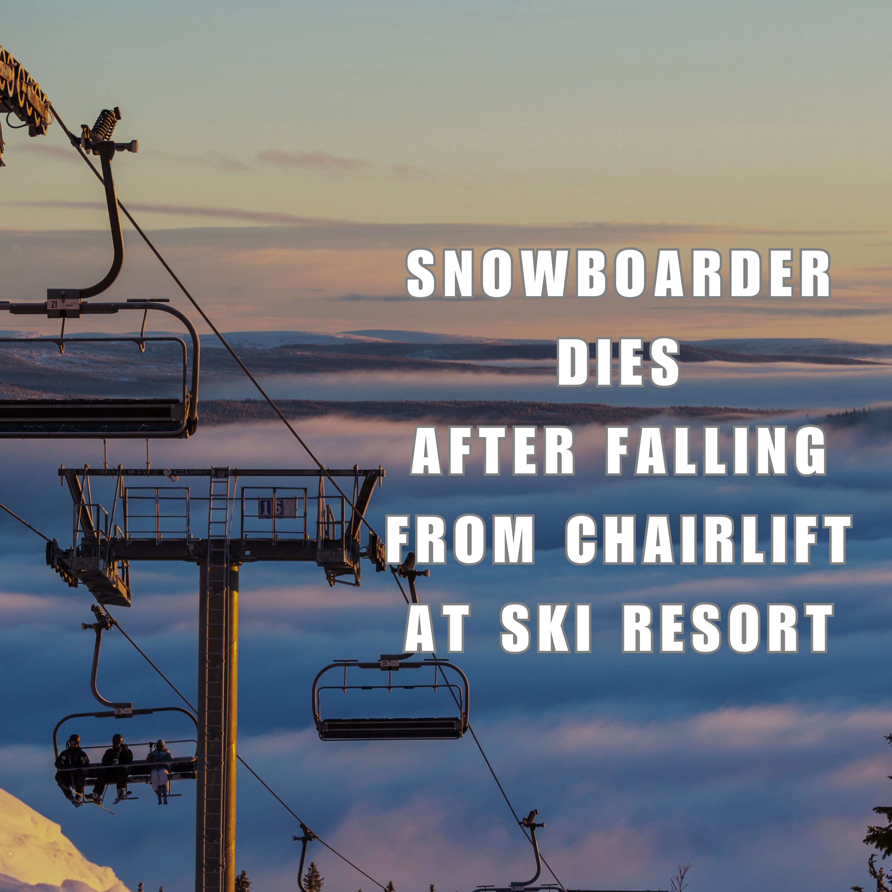 Man dies after falling from ski chairlift at a Ski resort in Montana