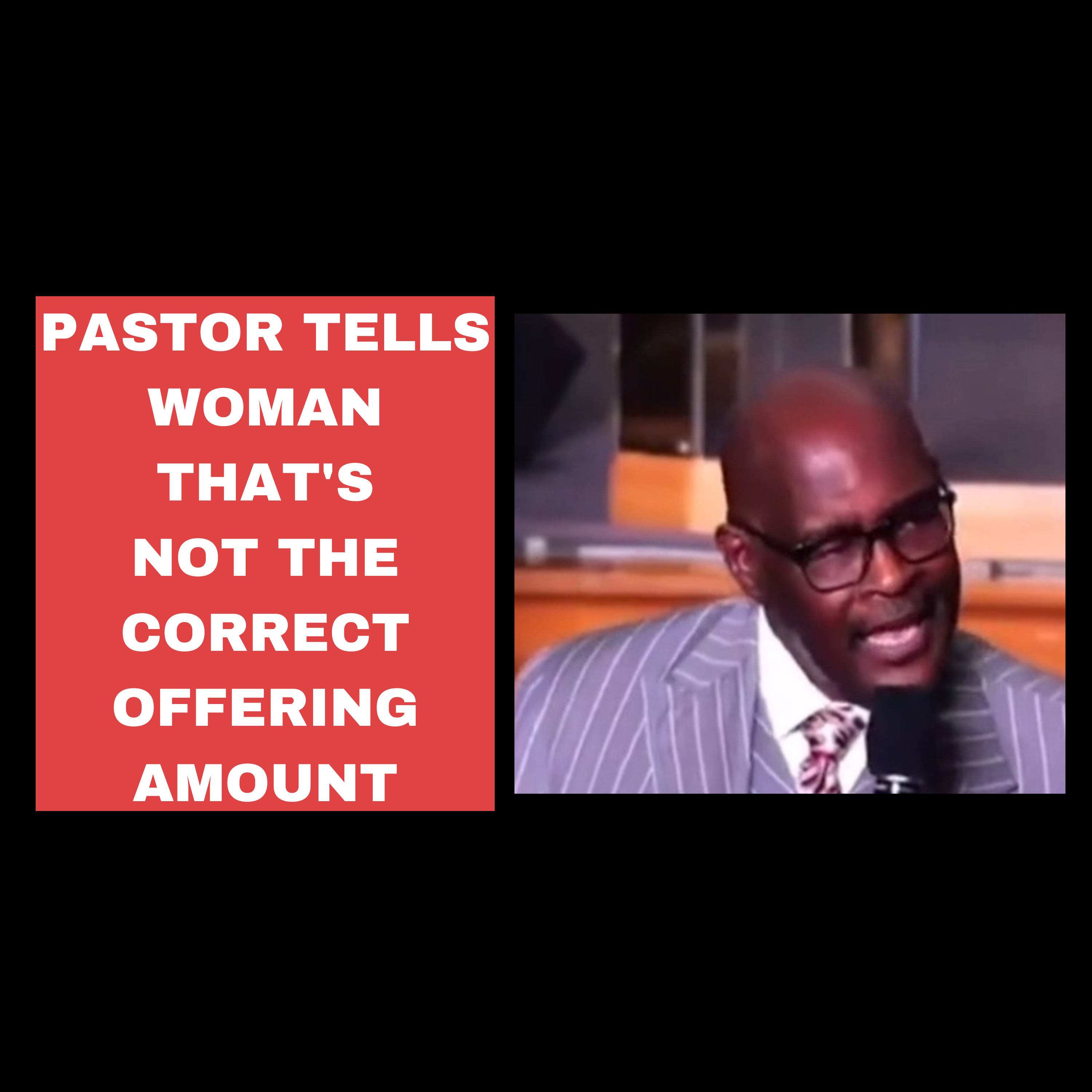 Pastor tells woman that's not the correct offering amount #marvinwinans