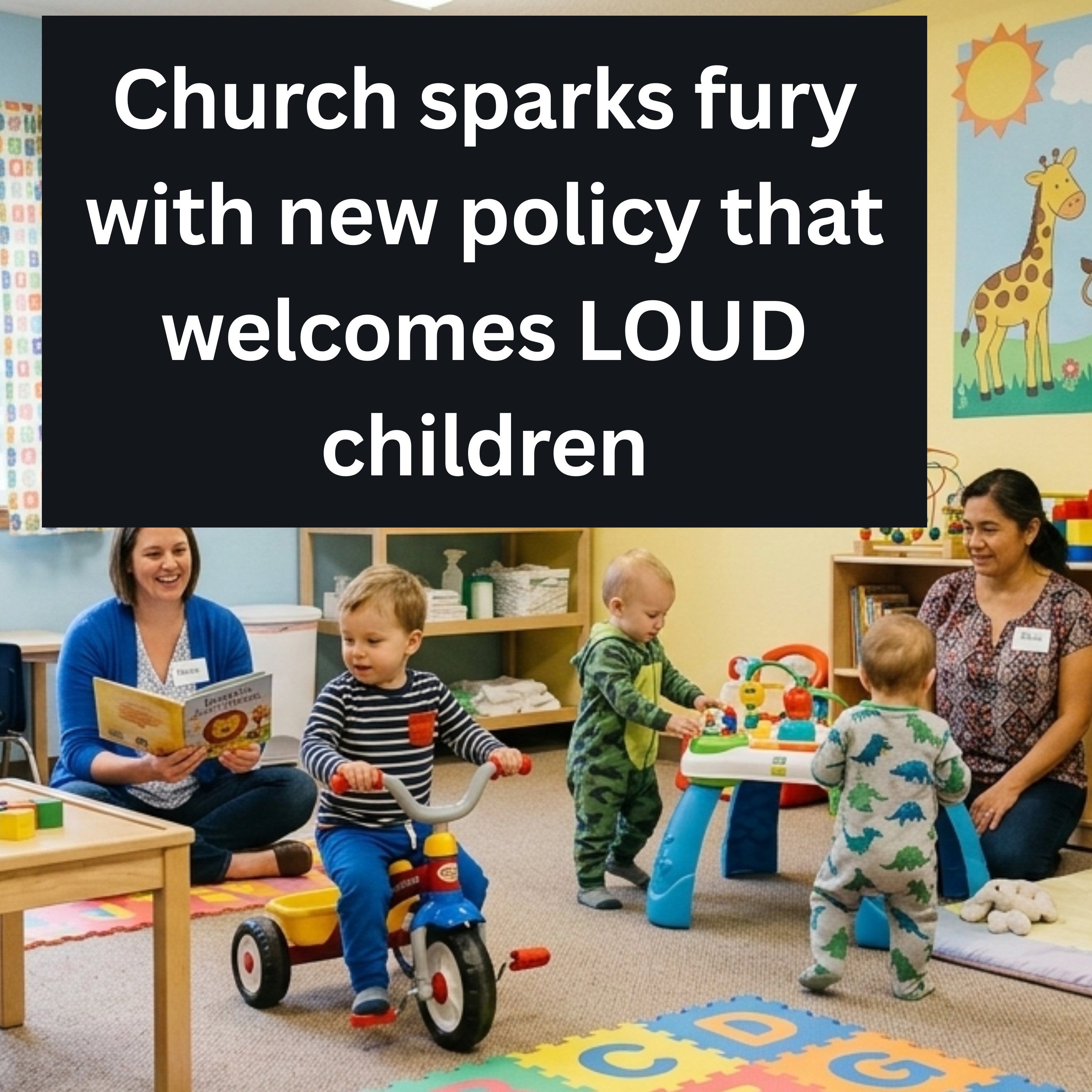 Church sparks fury with new policy that welcomes families with Loud children