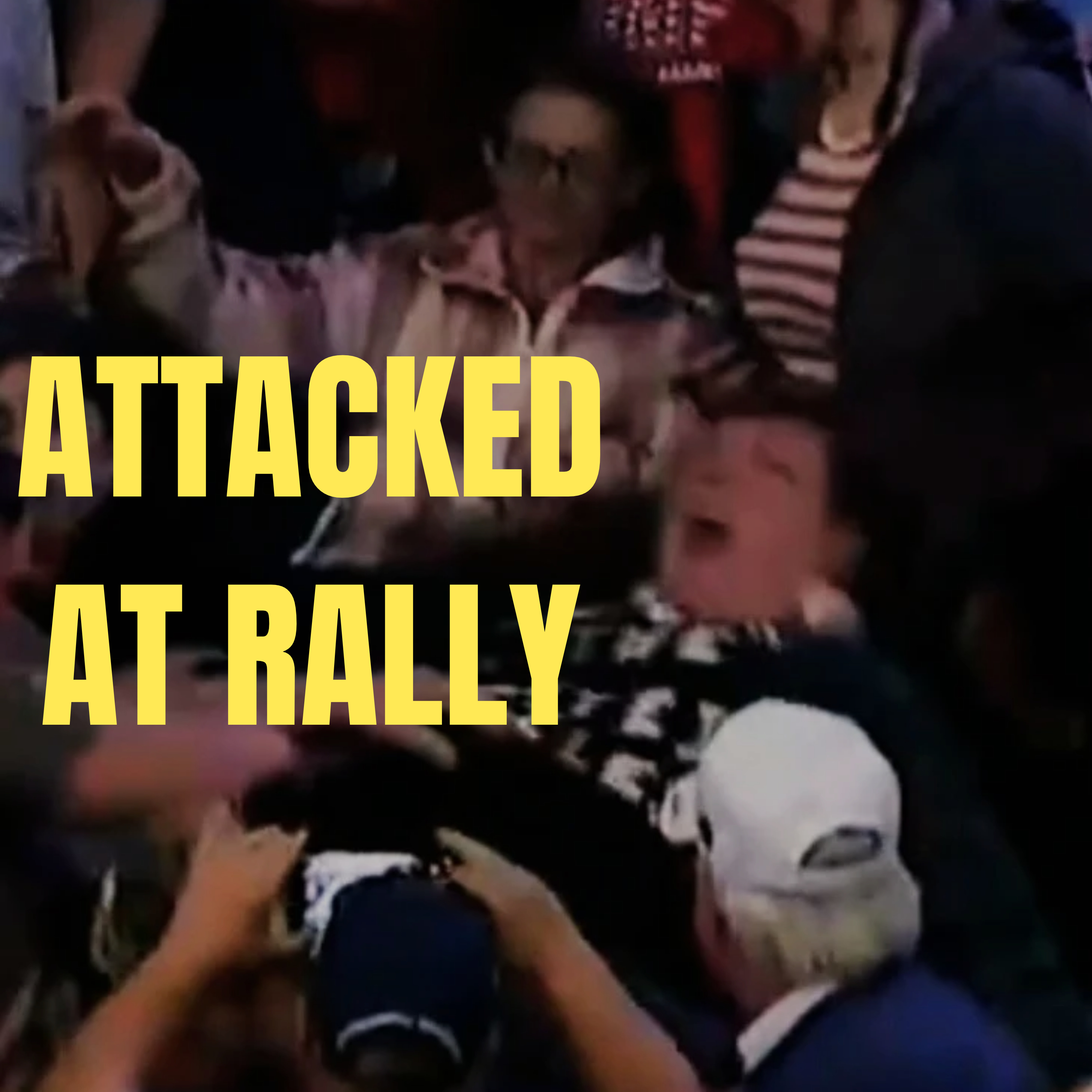 Protester attacked by multiple attendees at rally in Ohio