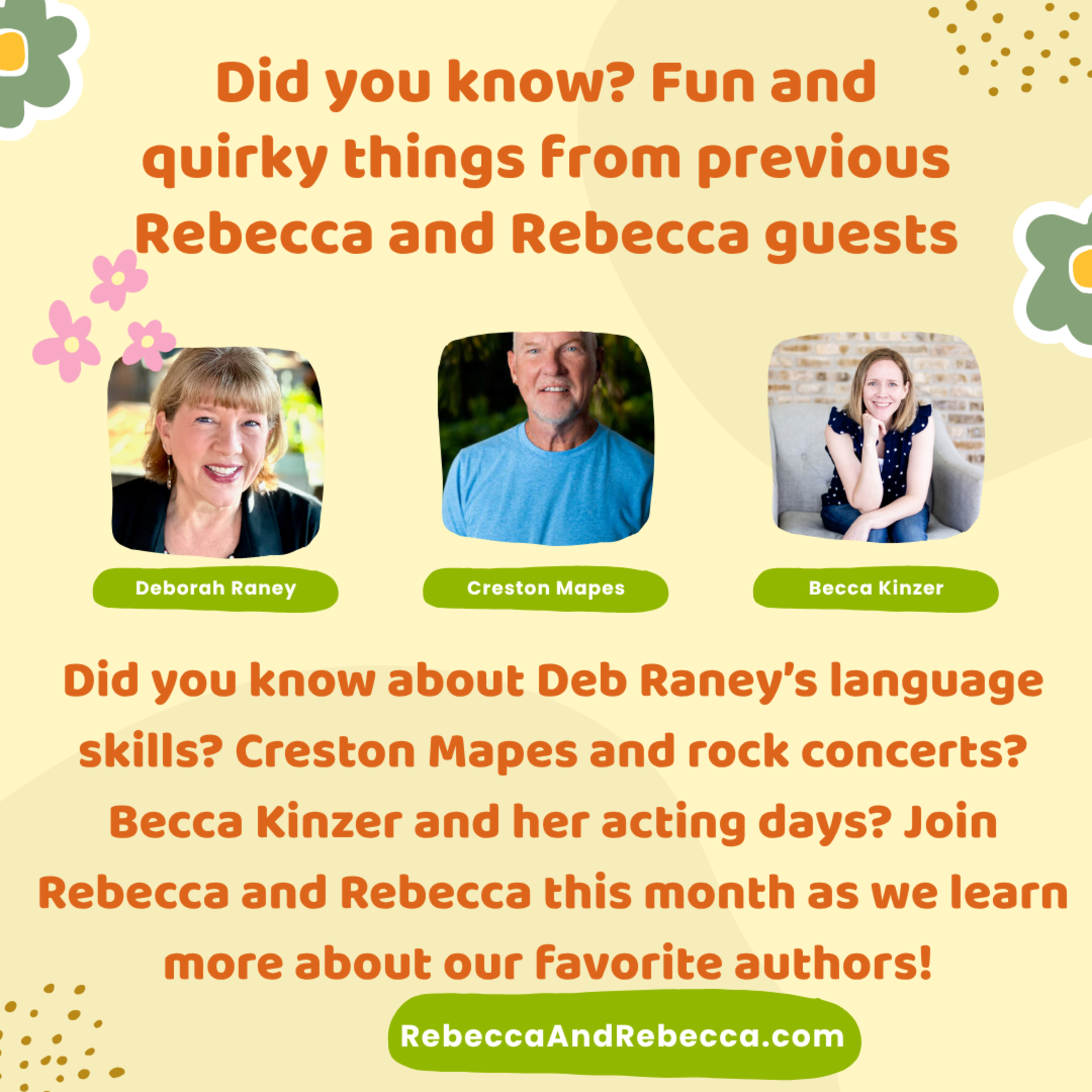 Rebecca and Rebecca: Reading, Writing, Reviewing