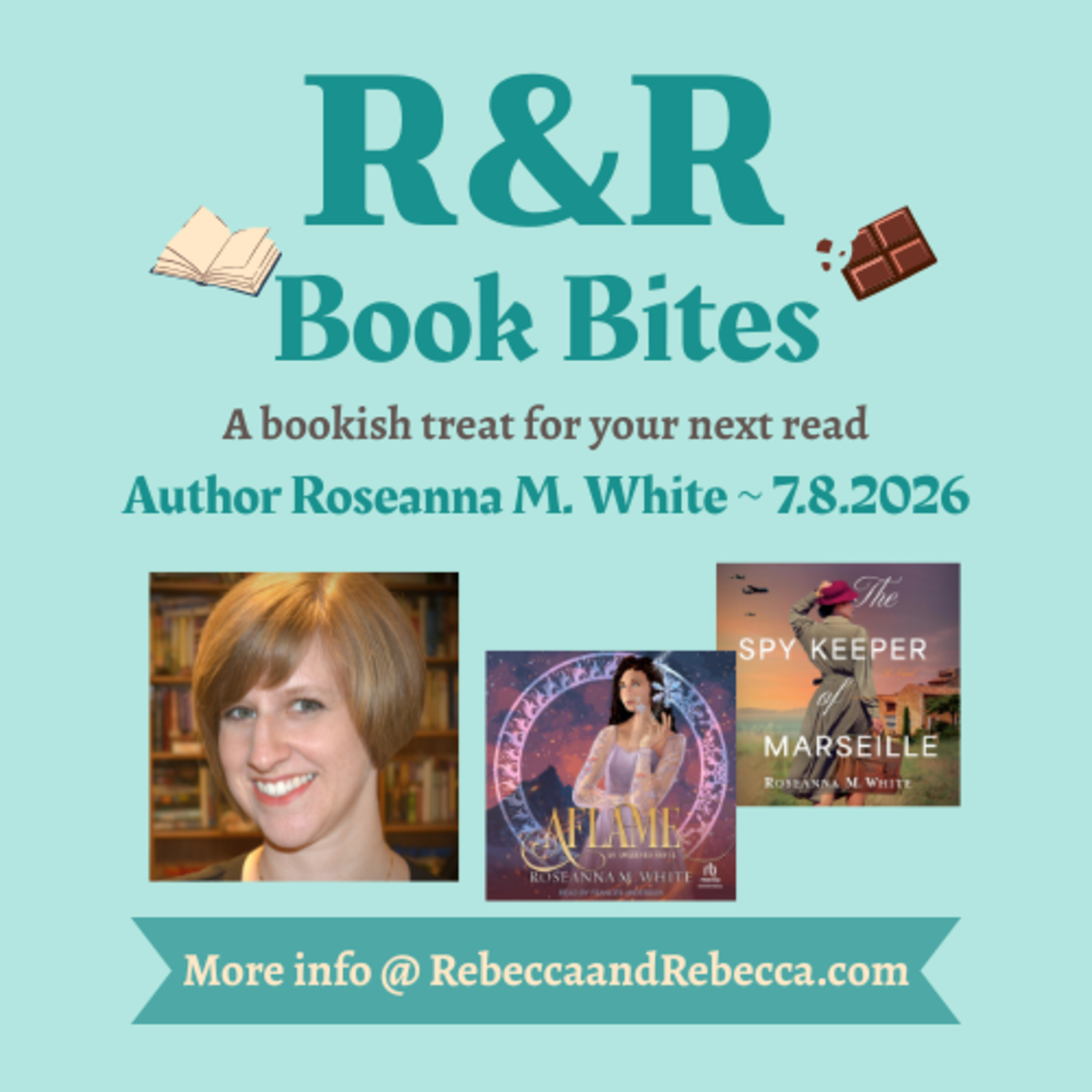 Ep. 15 - Book Bites with Roseanna M. White episode artwork