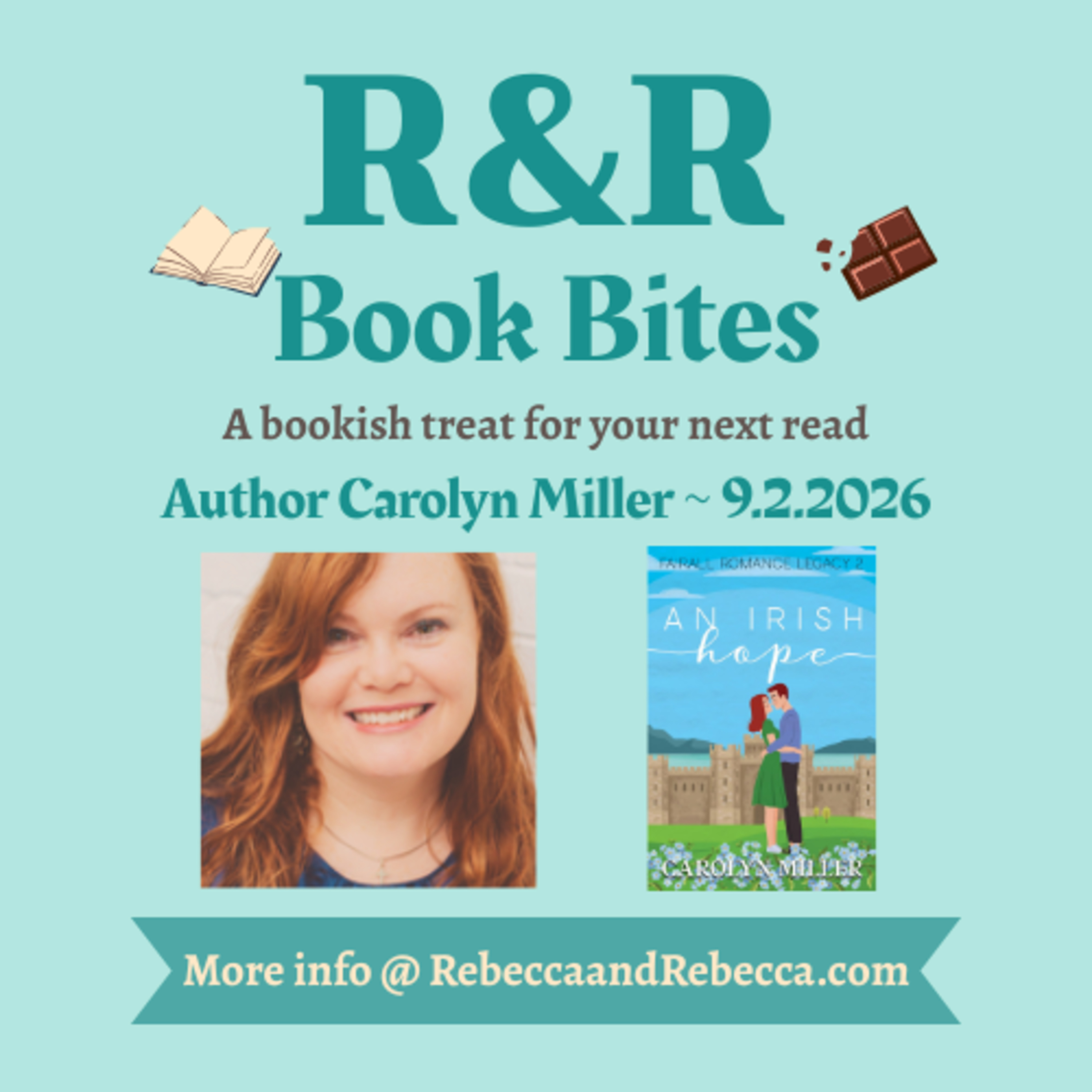 Ep. 19 (VIDEO) - Book Bites with Carolyn Miller episode artwork